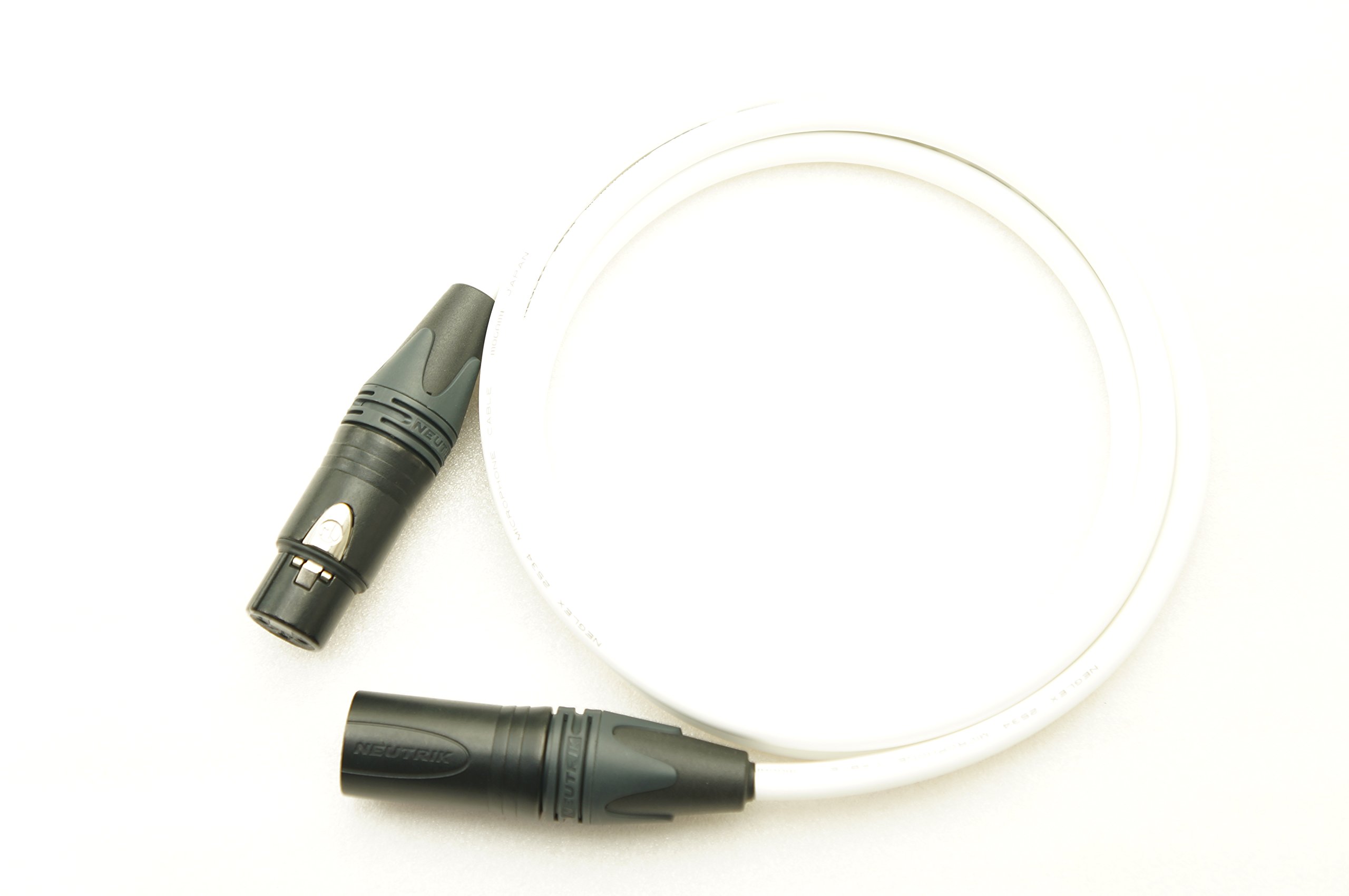 【送料無料】MOGAMI モガミ 2534 XLRマイクケーブル NEUTRIK 金メッキ 3m 白