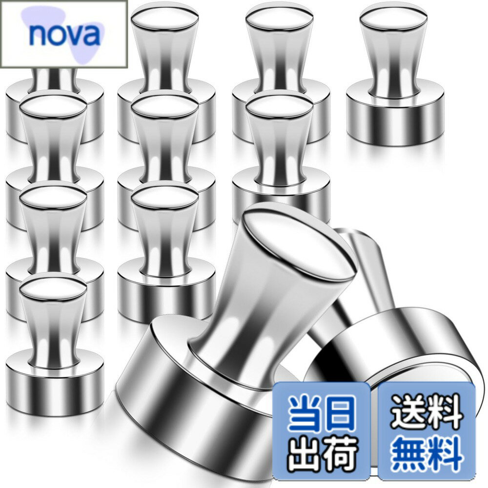 【送料無料】12個セット 強力マグネットピン ネオジム磁石のピン ホワイトボード磁石 強力マグネット 磁石押しピン 事務所 掲示板用 ホワイトボードマグネット 冷蔵庫マグネット 磁石ピン 小物 写真シールを固定 教室に最適