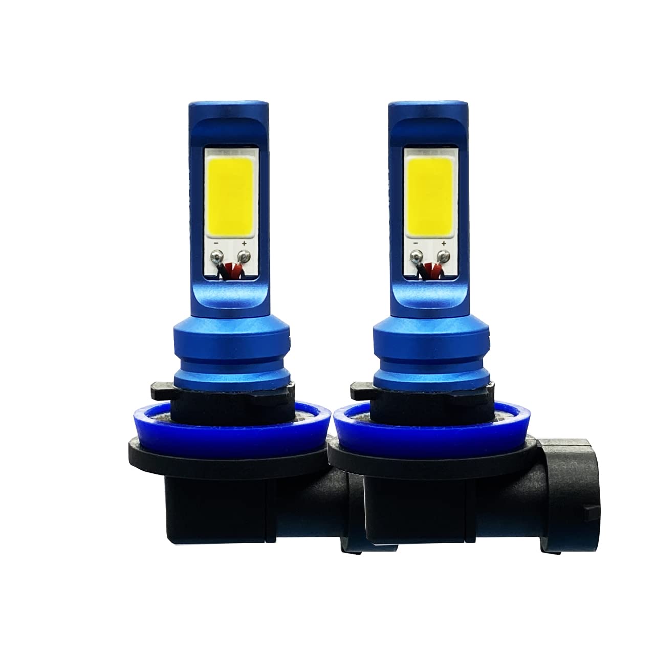 ������̵����dwayde H11 LED �ե������� ������ɥ饤�� 3000K ���ŵ她������ Ʊ�� H8 H9 H16 �Х�֥����å�2�ŵ�(H11_H8...