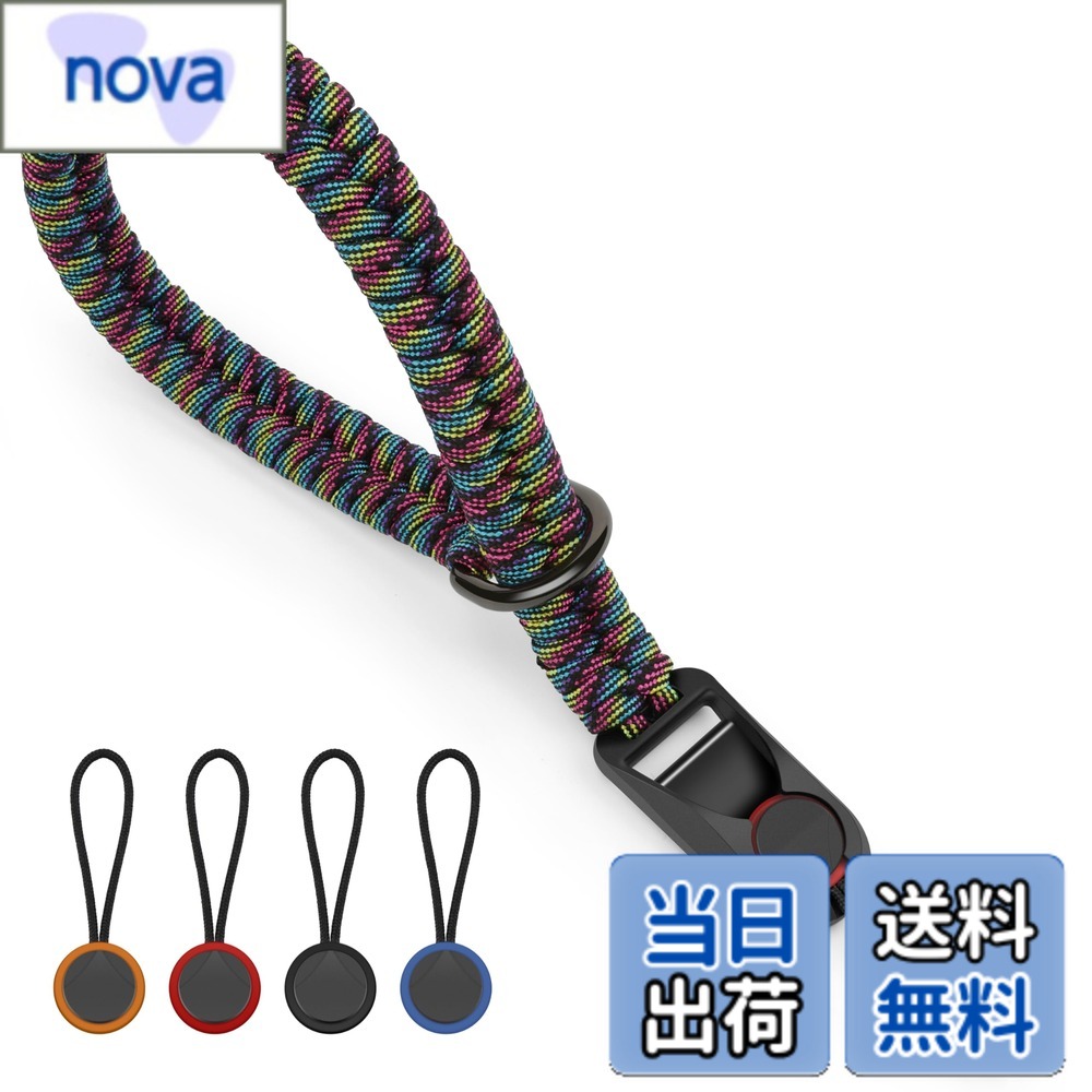 【送料無料】[SUNYA] カメラリストストラップ 写真家用 クイックリリースカメラハンドストラップ デジタル一眼レフカメラまたはミラーレスカメラ用