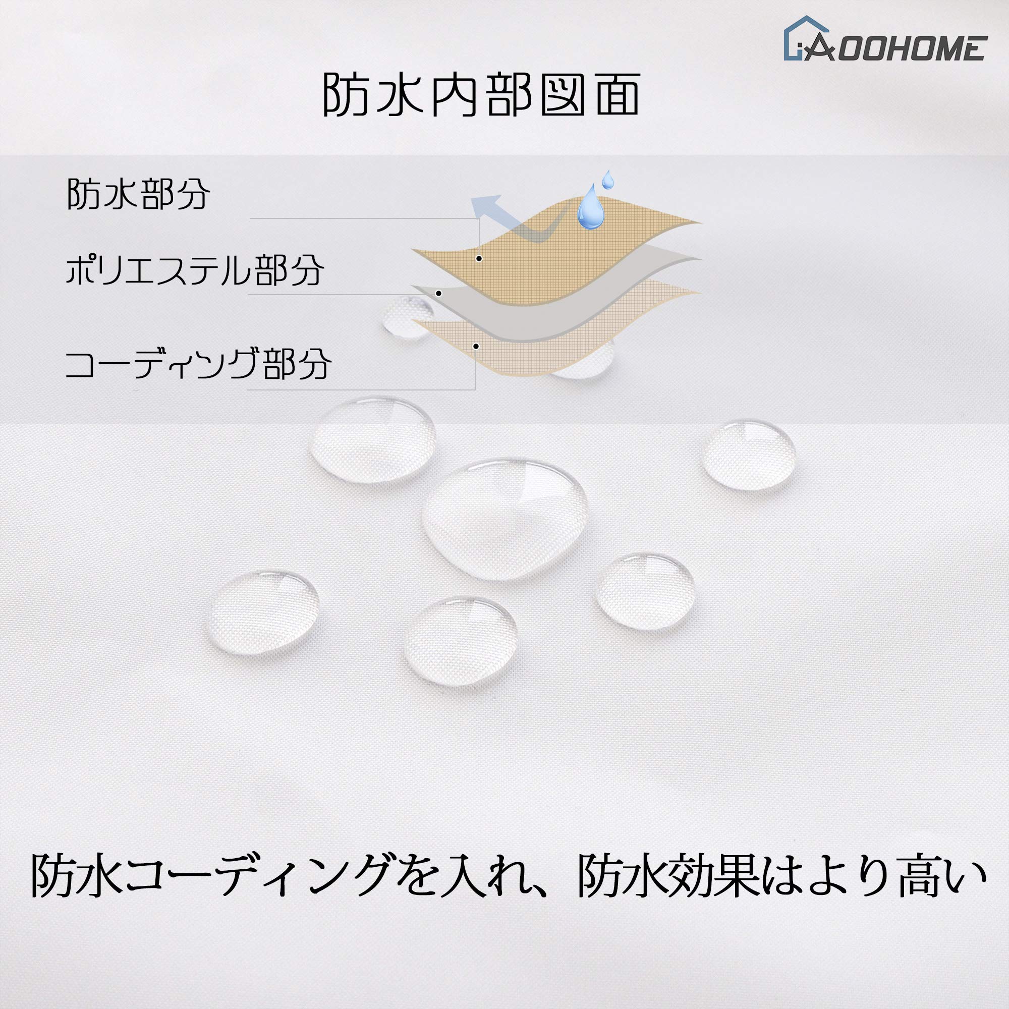 ������̵����AooHome ���������ƥ� �ܱ��� ���� �ɥ��� �ɿ� 135cm�� 150cm�� �Х����� ��˥åȥХ� ���� ����Ϥ�ѥ����ƥ� ���� ®�� ����դ� ̵�� �� �ۥ磻��