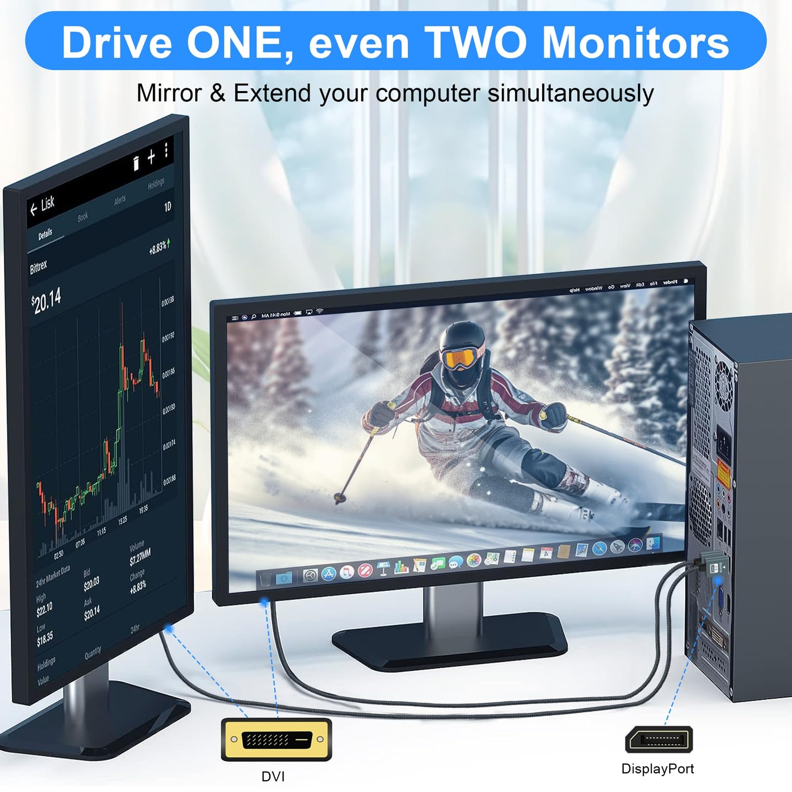 ������̵����Thzzhnno DisplayPort to DVI �Ѵ������֥� 0.5M��DP to DVI �����֥�ʥ��������ȥ����ץ���������-���������� ����ԥ塼�������ǥ����ȥåס��Ρ��ȥѥ�����PC����˥������ץ��������������б�