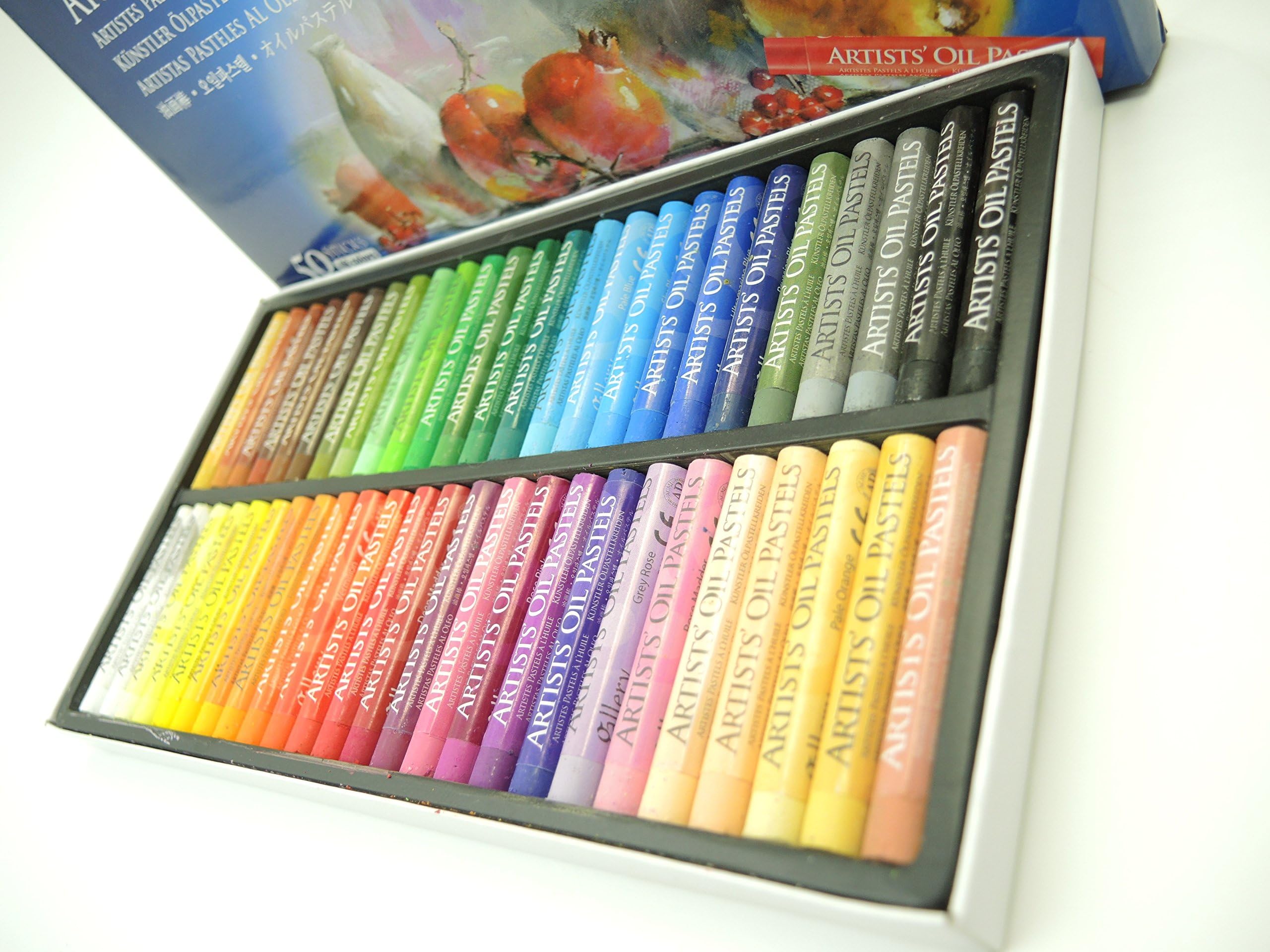 【送料無料】Gallery 画材 オイル パステル 48色 50本セット ARTIST'S OIL PASTELS めくるめく パステル の世界へ