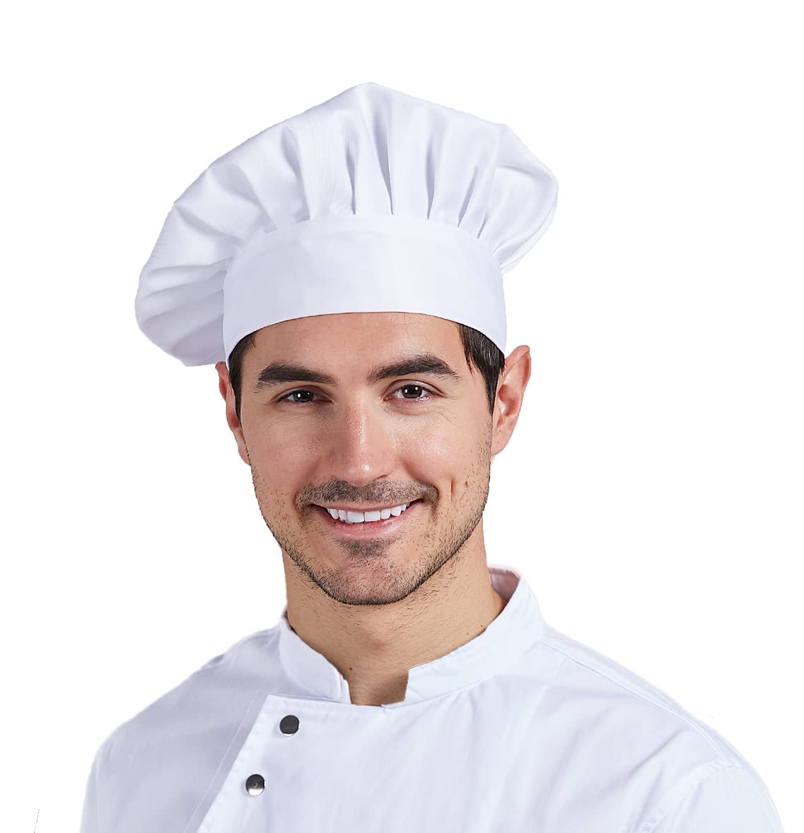【送料無料】[Nanxson] コック帽 シェフハット コック帽子 料理人帽子 料理人帽 グム付け 綿 おしゃれ カフェ 料理用 ホテル レストラン 職人 男女兼用 CF9015