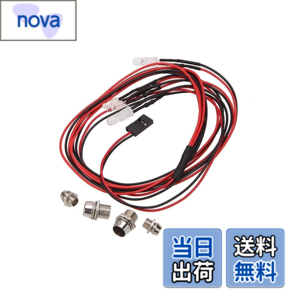 ������̵���ۡڥΡ��֥��� �ʡ�RC 1:10 On-Road Car�� 5mm 3mm �� LED �إåɥ饤�� 4������ 2��2��