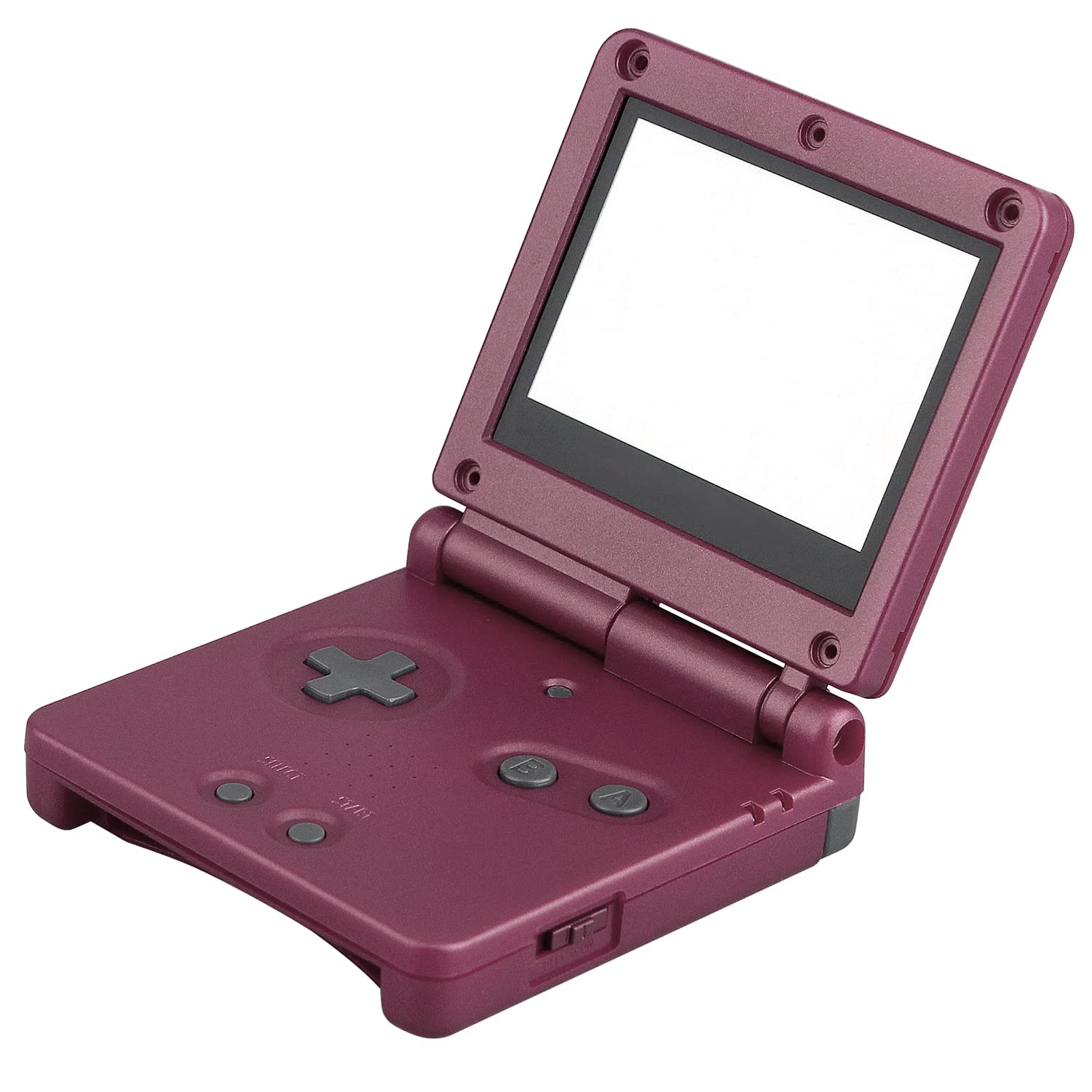 【送料無料】OSTENT カバー フルハウジング シェル ケース 交換 任天堂 GBA SP ゲームボーイアドバンス SP用 (Purple)