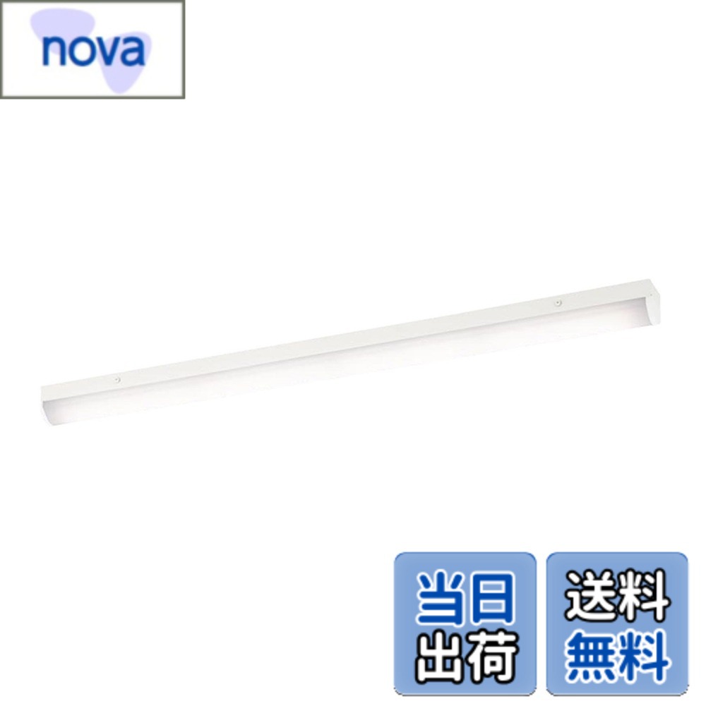 【送料無料】パナソニック(Panasonic) LED ベースライト 天井壁直付型 直管32形 x2 電球色 LGB52121LE1