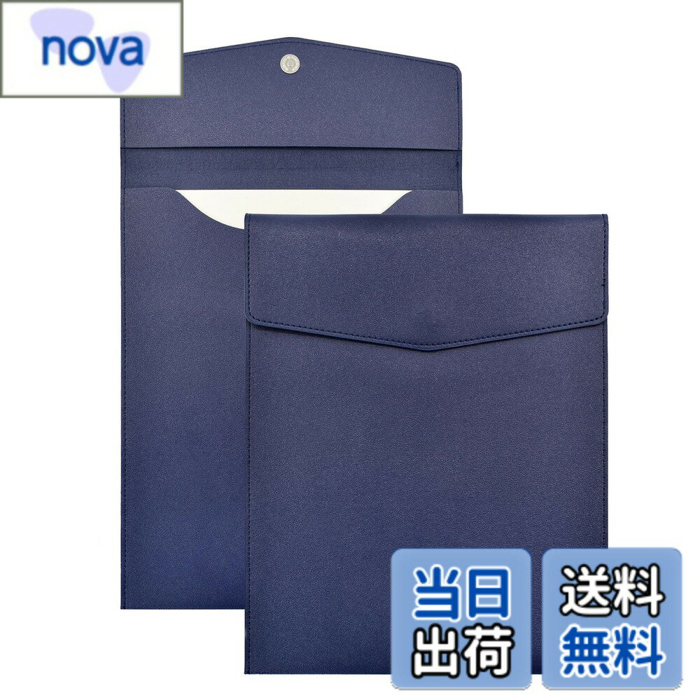 【送料無料】VANRA ファイルフォルダー PUレザー 書類ケース 持ち運び A4 磁気スナップ 縦型 レターケ..