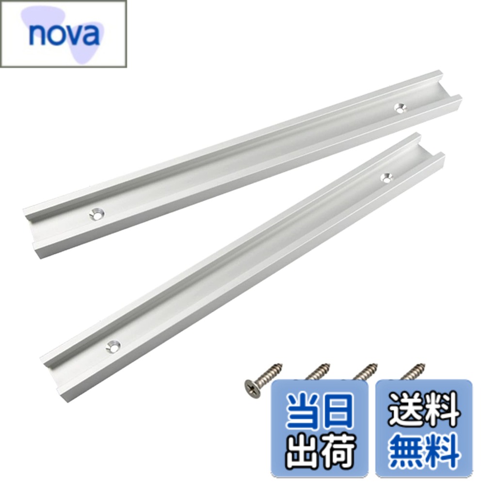 商品情報商品の説明主な仕様 1.商品仕様：材質：アルミニウム合金、サイズ：19mmx9.5mm 、長さ：300mm。ビス：4個、2個セット。2.使いやすさ：そんなジグづくりに重宝するパーツです。Tバーはテーブルソーやフォーミングマシンのベベ...