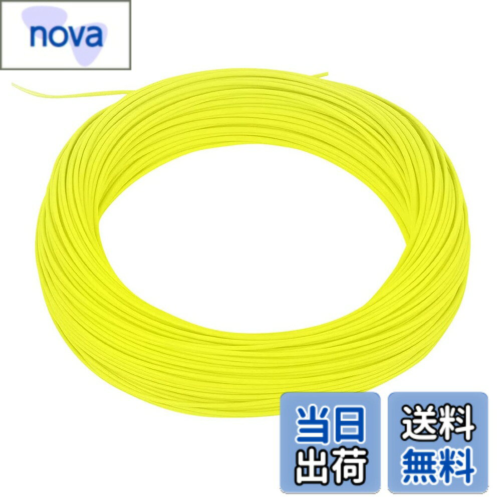【送料無料】Maxcatch DT フライライン ダブルテーパー フローティング：1-8F、100フィート (オレンジ/モスグリーン) DT フライフィッシングライン (イェロー, DT-5F)