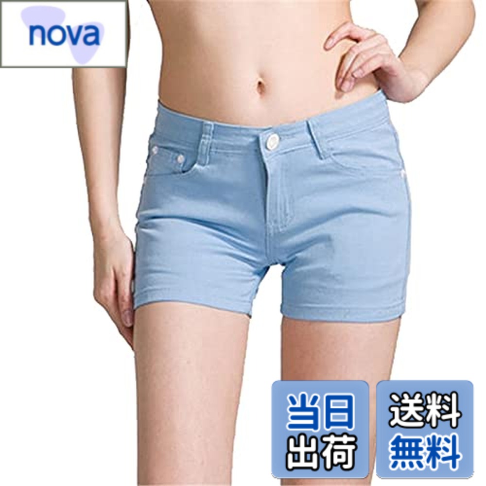 【送料無料】レディース 大きいサイズ デニム ショートパンツ ストレッチ 15色 夏 半ズボン セクシー 短パン 大きい デニムパンツ ジーンズ ホットパンツ ショーパン ハーフパンツ ジーパン