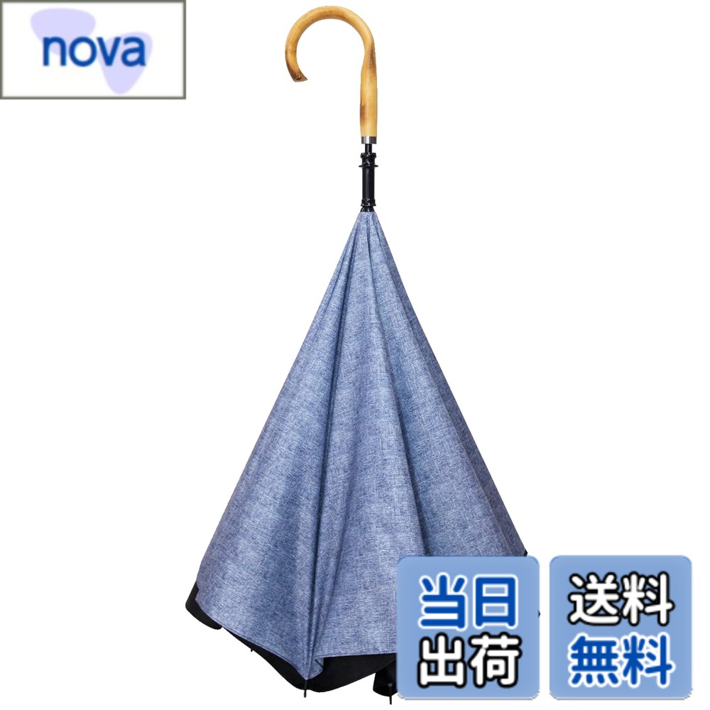 商品情報商品の説明主な仕様 【雨の日のストレスフリーを実現する逆さ構造】逆折り式傘/自立式/巻きやすい太巻きベルト/グラスファイバーの傘骨8本/ハンドル：アイアンウッド【高いデザイン性】キャリーサカサは従来の傘にはない高いデザイン性をもち、両面の2枚生地に加え、ストレートな骨組みで高級感を演出します。【晴雨兼用＆超撥水】UVカット99%＆遮熱効果があり日傘としてもしっかりとした性能を持ち、テフロンコーティングによる超撥水性能で大雨もきれいに弾きます。材質：ポリエステル【軽量＆スリム】2重構造で2枚布の傘なのにとても軽く（460g~490g)、閉じても実にスリムにまとまります。【風に強く、しっかりとした大きさ】風にひっくり返りにくく、開放時直径もMサイズは110cm、Lサイズは120cmあります。
