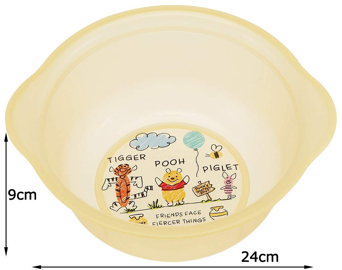 novaの【送料無料】スケーター (skater) 子供用 湯おけ 直径24x高さ9cm くまのプーさん スケッチ ディズニー BS21N｜アングル3