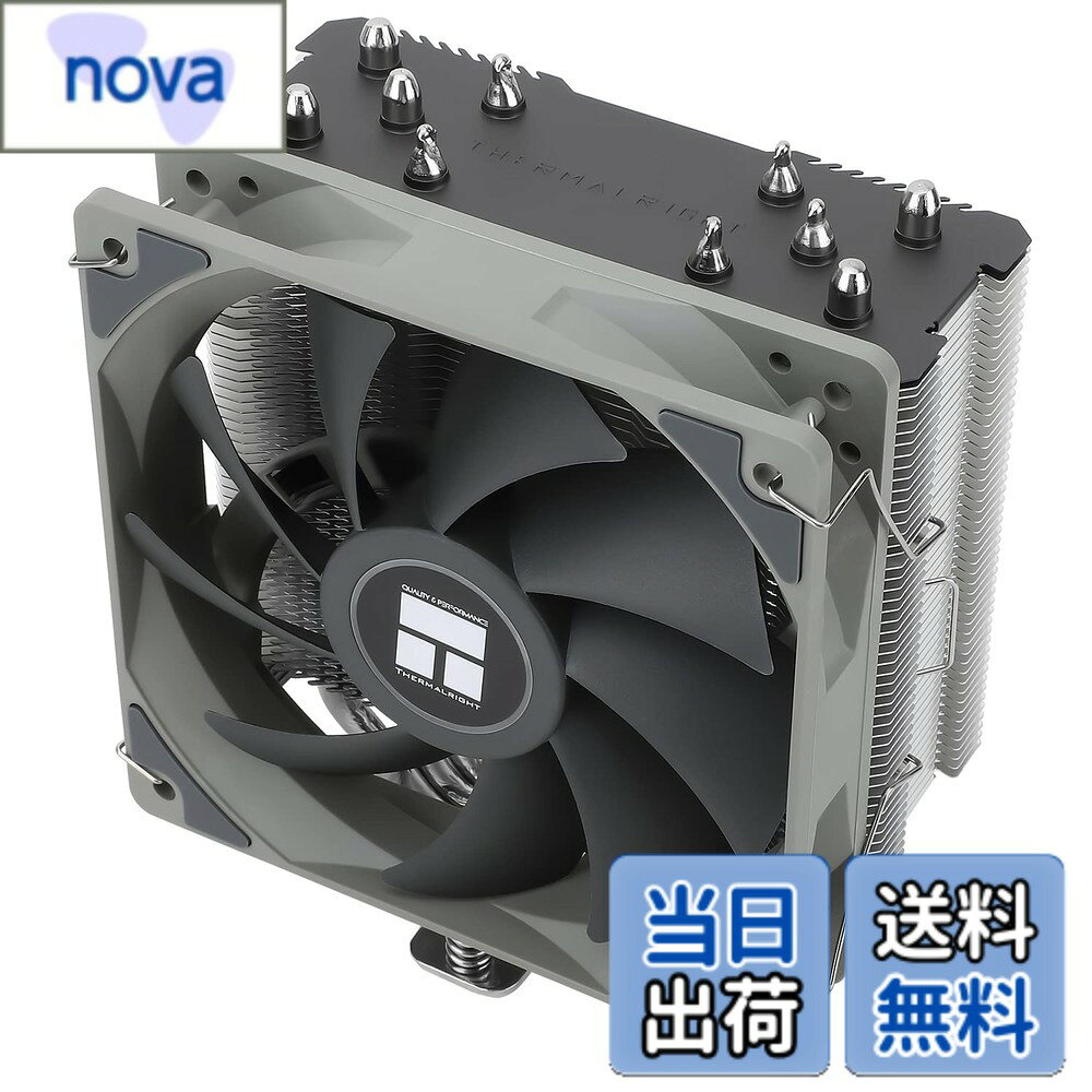 【送料無料】Thermalright Assassin King 120 SE CPUエアクーラー、4本のホットパイプ、C12C PWM静音ファンCPUクーラー、S-FDBベアリング付き、AMD AM4 AM5/Intel LGA 1700/1150/1151/1200、PC冷却器に適用、AMD/Intel cpuクーラー、cpuファン、cpu fan、空冷cpuクーラー