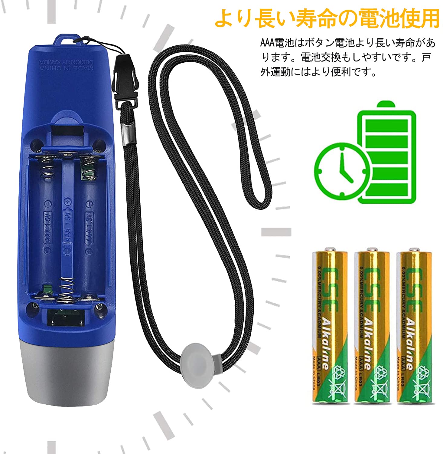 【送料無料】RICHJOLY 電子ホイッスル 電子笛 3段階 3種類ホイッスル 大音量 130db...