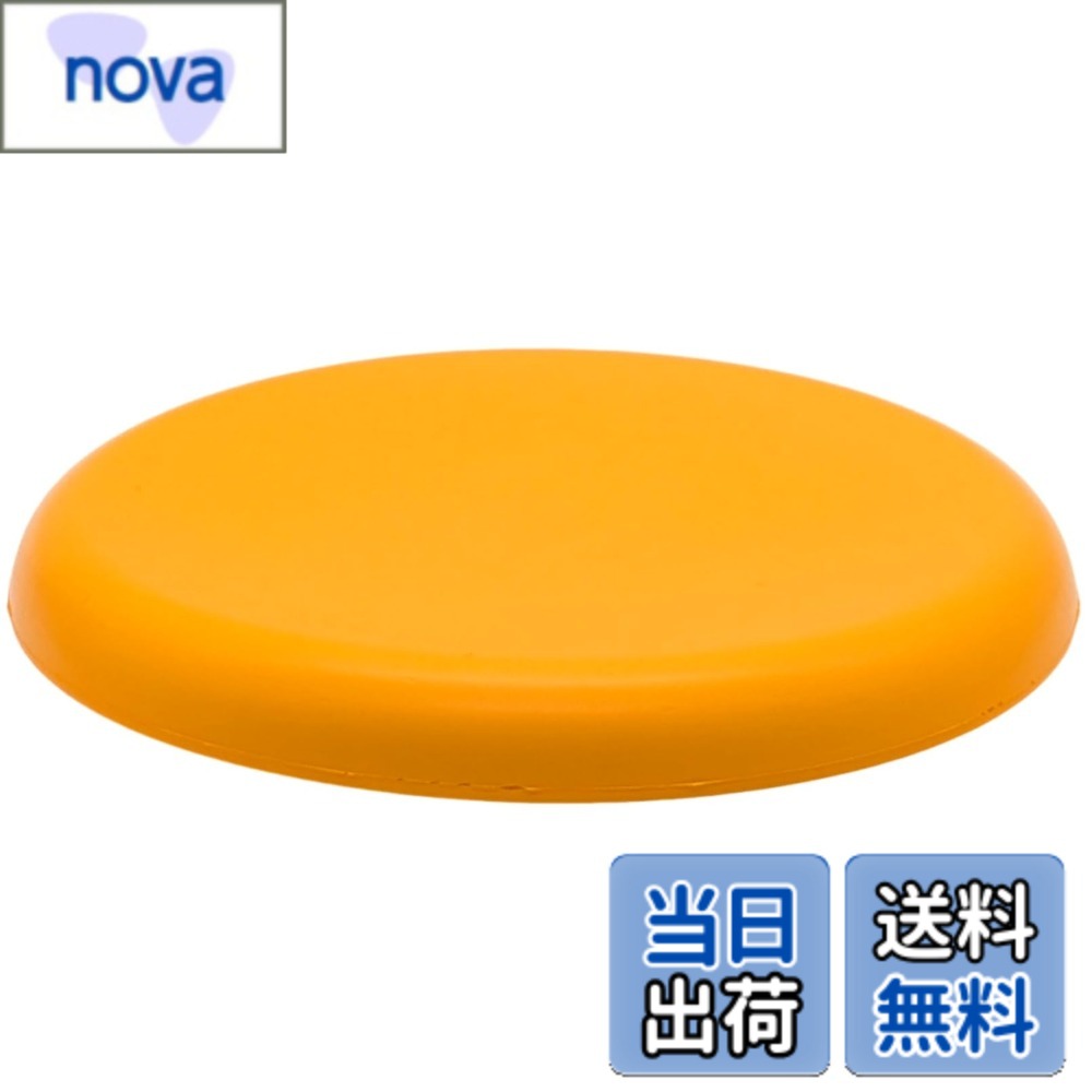【送料無料】(APOSITV)フライングディスク ソフト ゴム シンプルカラー 軽量 柔らかい アウトドア 投げる (オレンジ)
