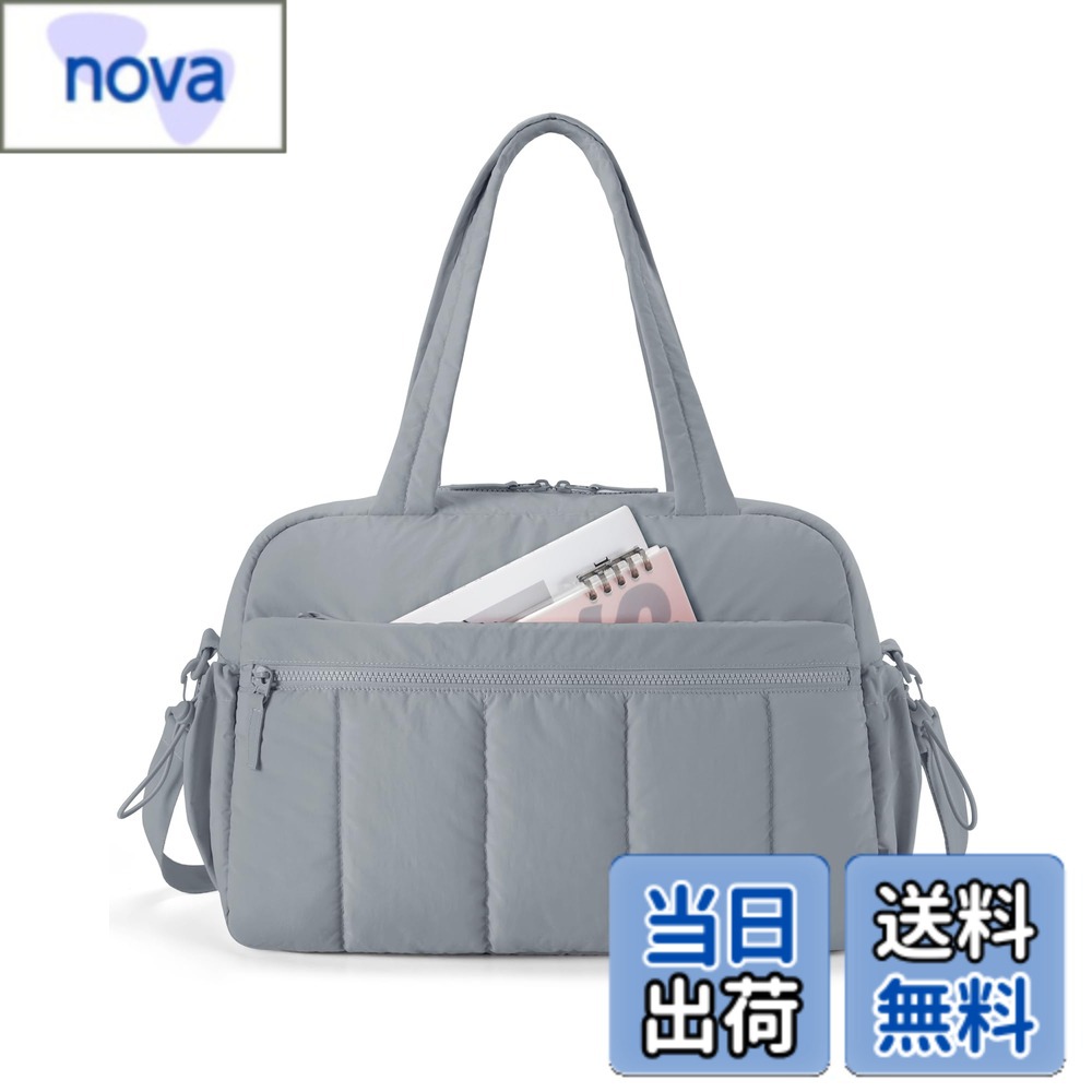【送料無料】BAGSMART 旅行用ダッフルバッグ、濡れたポケット付き女性用ジムバッグ、女性用機内持ち込みウィークエンダーバッグ、防水旅行バッグダッフルバッグ nova2021-10230733 nova パッケージ画像