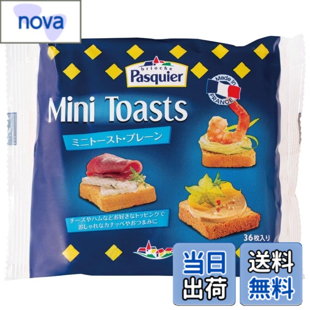 brioche Pasquier(ブリオッシュパスキエ) ミニトーストプレーン 80g(36枚入り)