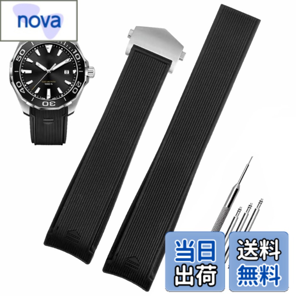 【送料無料】[HEYOZURY] TAG HEUER ベルト ラバー ...(4.0)