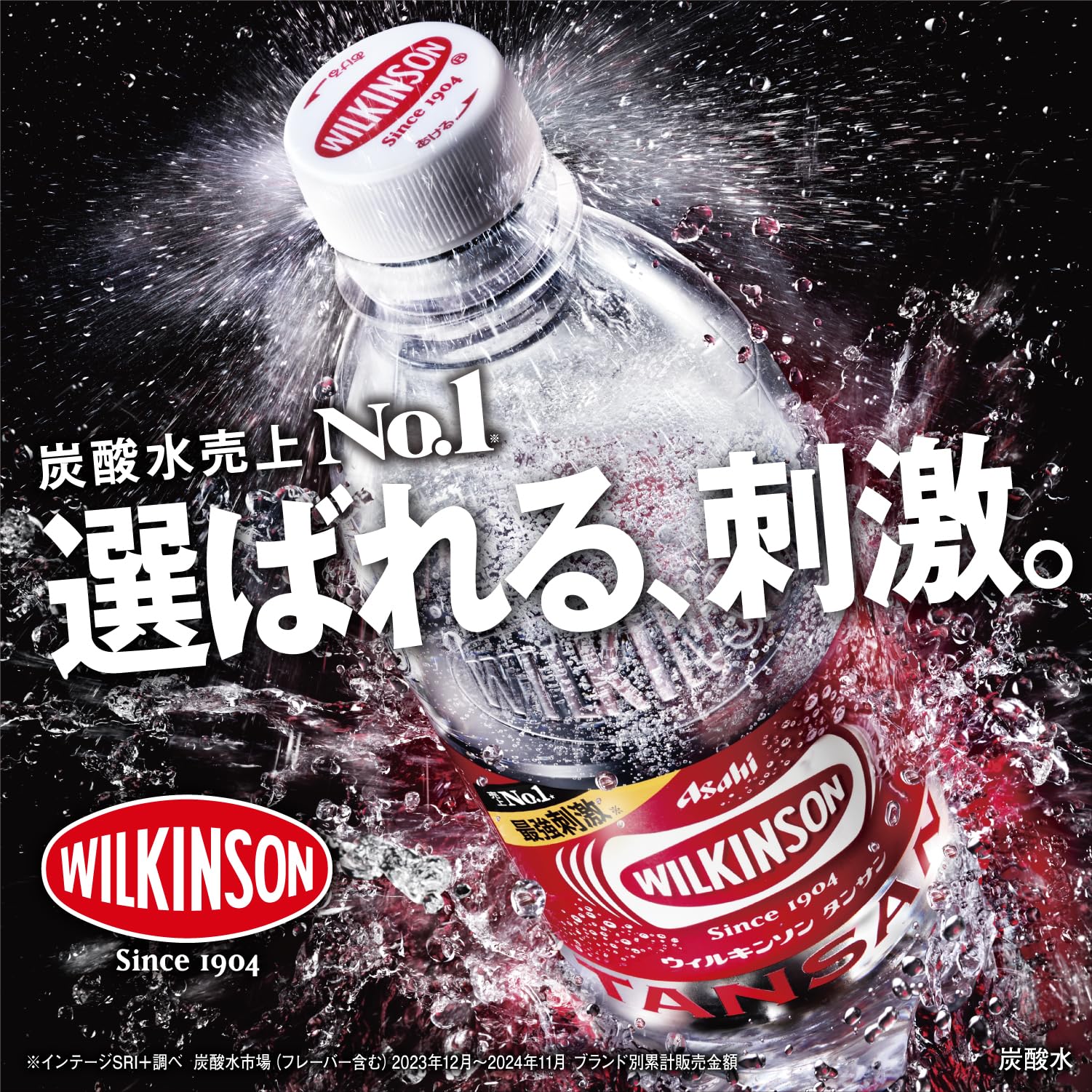 novaの【送料無料】ウィルキンソン タンサン ラベルレスボトル 500mlx24本 [炭酸水] [限定ブランド] [アサヒ飲料] [MS＋B]｜アングル2
