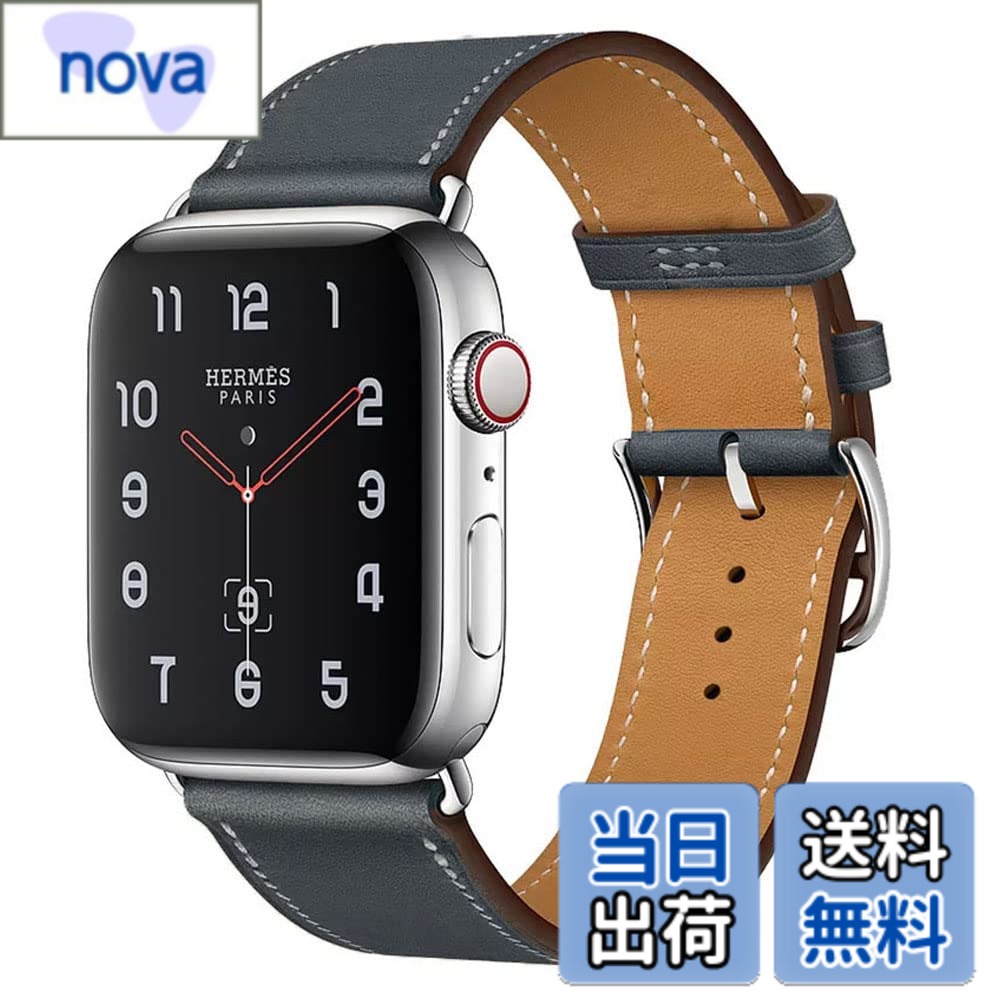 HEYOZURY Apple Watch バンド 二重巻 革 44mm 40mm 45mm 41mm アップルウォッチバンド レザー 7 6 5 4 3 2 1 SE Sport、Edition向けのバンド 交換ストラップ アップルウォッチベルト iWatch バンド