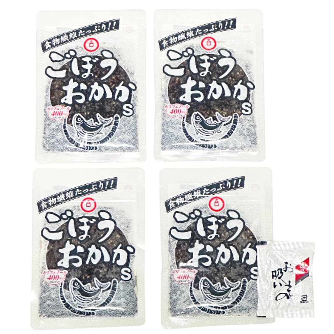 【送料無料】【味のLDK】 ごぼうおかかS 71gx4袋 チャック付き袋 （おまけ付き お吸い物の素） 使いやすいSサイズ新登場