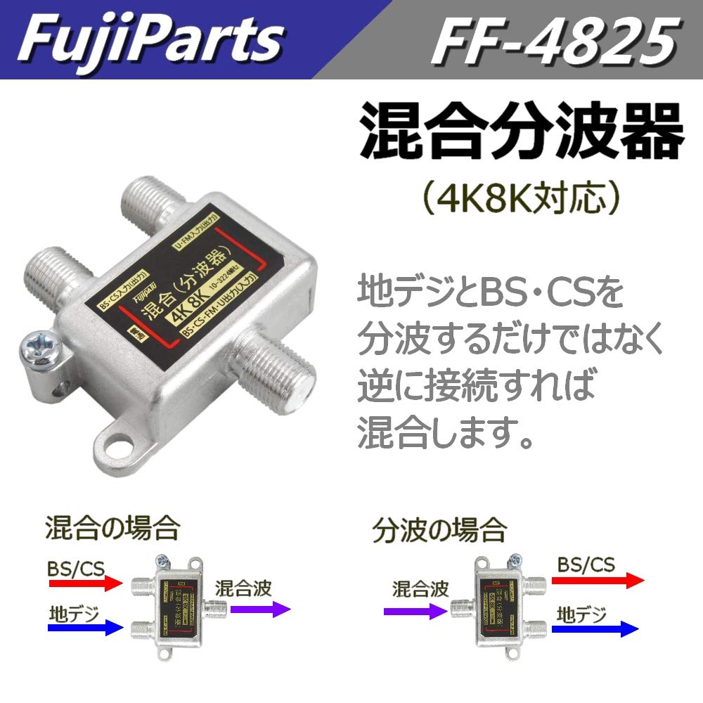 ������̵����F-Factory 4K8K�����б� ����(ʬ�ȴ�) ������ ����ƥ�ʬ�ȴ� BS/CS/�Ͼ�ǥ������б� FF-4825