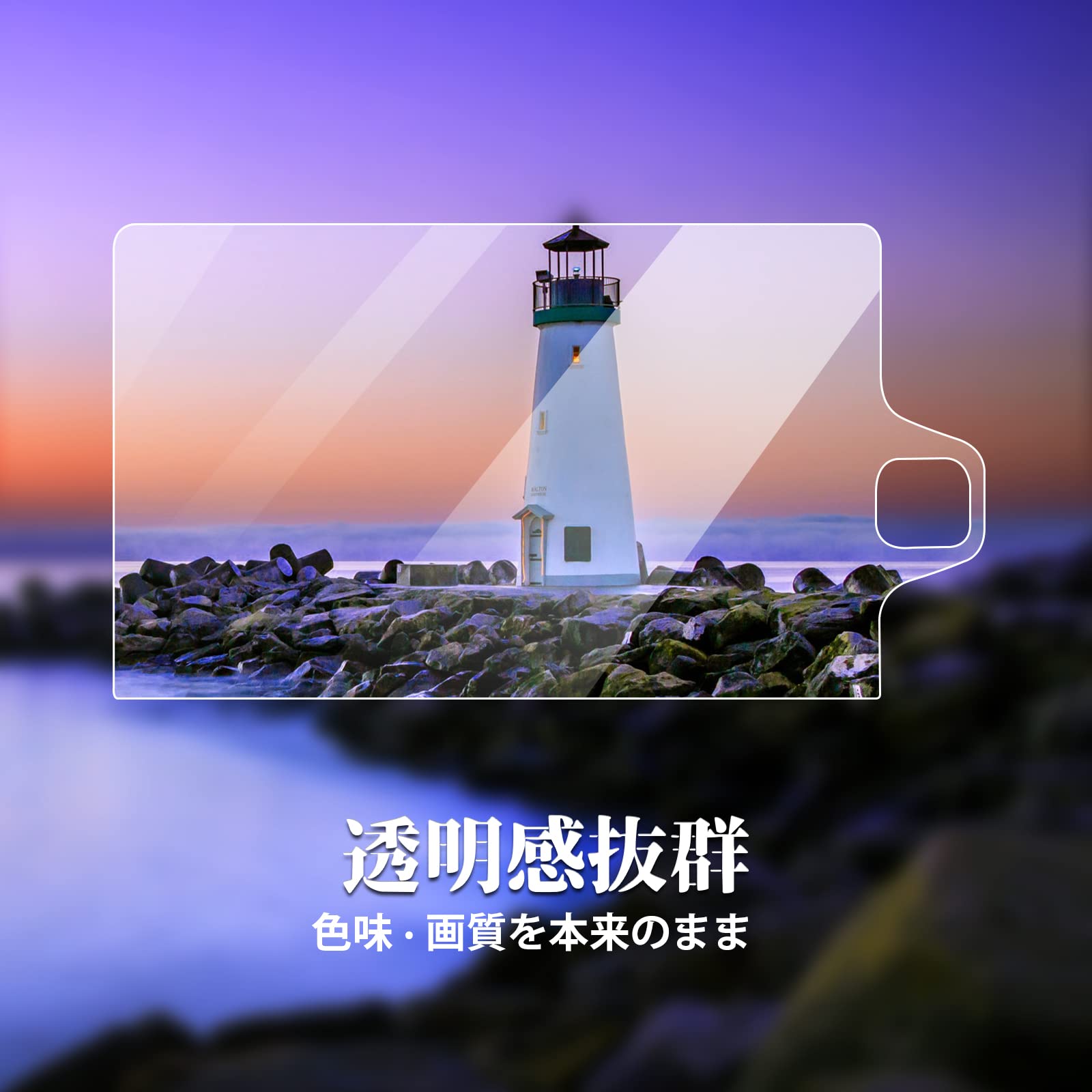 novaの【送料無料】LUWU シエンタ 10系 10.5インチ ナビ専用ガラスフィルム 【9H 高感度タッチ,キズ・汚れ・気泡防止,貼付簡単】 シエンタ 10系 アクセサリー シエンタ 15系 カスタム パーツ｜アングル3