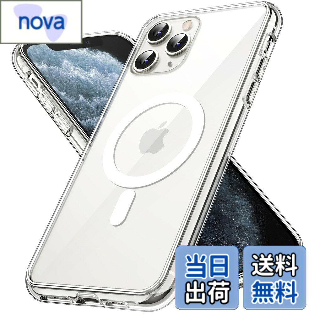 商品情報商品の説明JETech iPhone 11 Pro Max用 マグネットケース (クリア)主な仕様 [互換性] iPhone 11 Pro Max (6.5インチ) 用に特別に設計されています。38個のマグネットを内蔵し、すべてのMagSafeアクセサリーに対応できるクリアケースです[強力な磁気吸着] 完璧に整列したマグネットにより、ワイヤレス充電がもっと速く、簡単になりました。充電するときは、ケースをつけたまま、充電器（MagSafe対応）にパチンとはめるか、あるいはQi認証の充電器にセットするだけでできます[ハードクリアバック] 柔軟なTPUフレームと耐久性のあるクリスタルクリアPCバックで製作されており、おデバイスの本体の美しさを見せます。スリムで軽量でありながら、激しい傷や衝撃、落下からデバイスをお守りします[液晶保護] 液晶画面の周りに1.4 mmの盛り上がったエッジの設計により、保護性を高めています。また、ケースの四隅が効果的に衝撃を吸収します[正確なカットアウト] スピーカー、カメラ、その他のポートを精密にカットアウトして、すべての機能とコントロールに簡単にアクセスできます