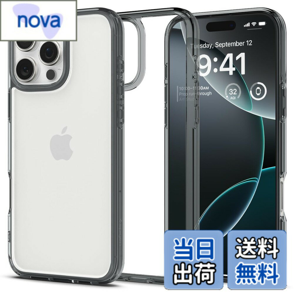 樂天商城 - 【送料無料】Spigen iPhone 16 Pro ケース クリア 透明 ストラップホール 米軍MIL規格 バンパー 耐衝撃 ウルトラ・ハイブリッド ACS08123 (スペース・クリスタル)
