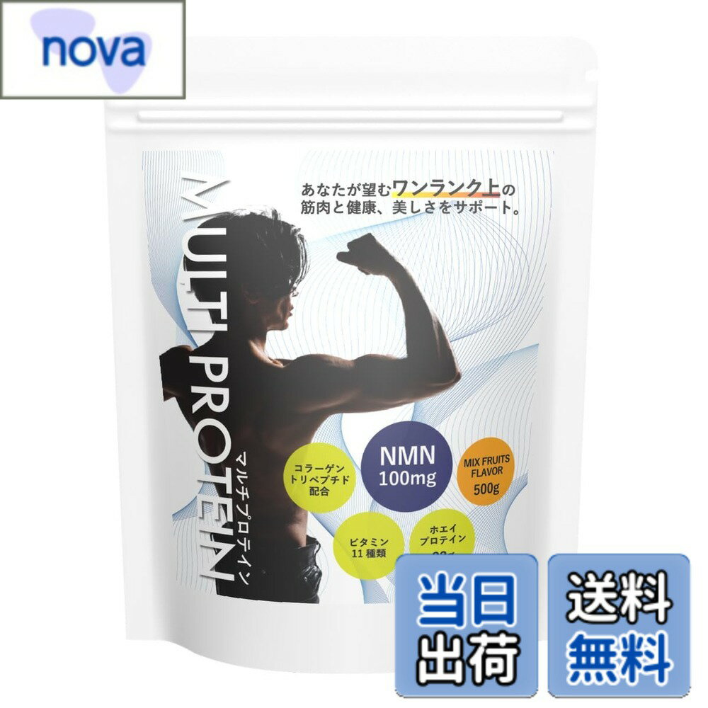  MULTI PROTEIN ミックスフルーツ風味 500g(約20食分) ホエイ NMN