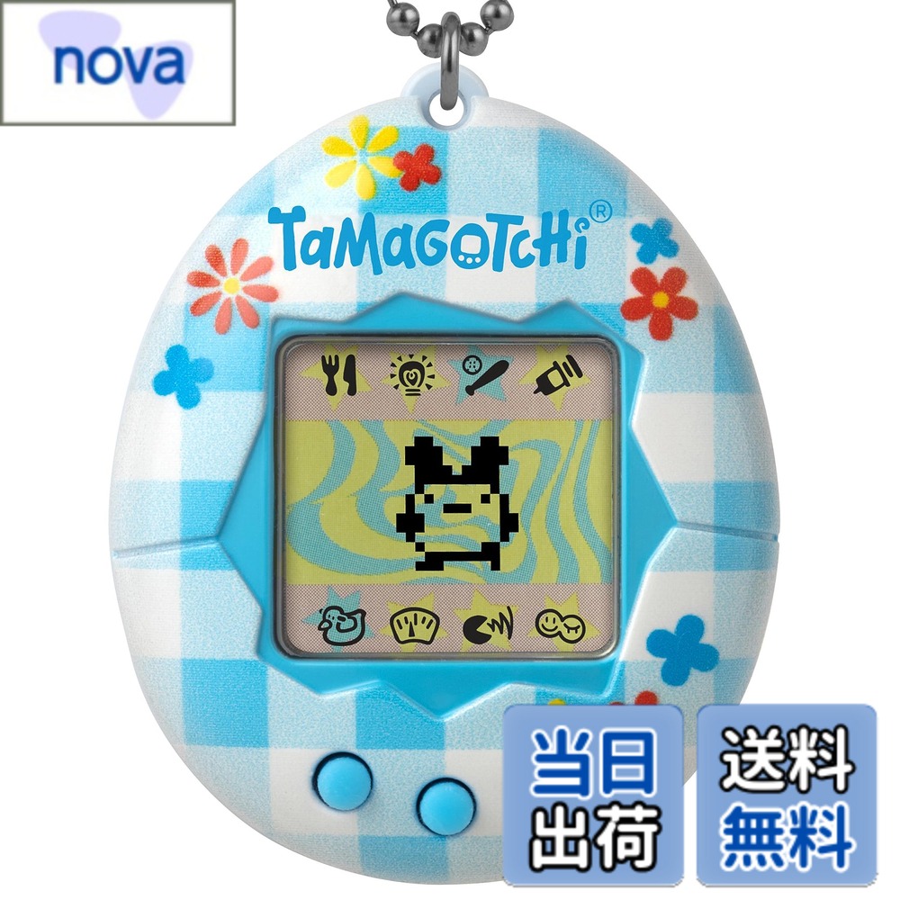商品情報商品の説明商品紹介 1997年に愛されていたオリジナルのデジタルペットが、花のギンガムシェルで復活しました。ブランドが更新されました。 オリジナルの第2世代プログラミングでは、餌をあげたり、後片付けをしたり、面倒なときに面倒な場合はしつけたりできます。 さらに、数字ゲームもプレイできます。 たまごっちの世話方法とゲームのやり方は、どの大人のたまごっちを手に入れるかによって決まります。 CR2032バッテリーが付属し、バッグに取り付けられるので、どこにでも持ち運べます。 対象年齢:8歳以上。 使用方法 1. たまごっちをパッケージから取り出します。 2. たまごっちにチェーンを取り付けます。 3. お腹が空いたらたまごっちを食べましょう。 4. たまごっちの後、お風呂場で片付けましょう。 5. たまごっちで遊んで幸せに過ごしましょう。 6. 病気の時にたまごっちの薬を飲んでください。 7. 必要に応じてライトのオン/オフを切り替えます。 8. たまごっちの健康状態を定期的にチェックしてください。 9. たまごっちが幸せで、食べて清潔になったときに気になったら、しつけましょう。 10. たまごっちの世話をして、大人7人のうちどれを選ぶか決めましょう。 安全警告 警告:窒息の危険性 - 小さな部品。 3歳未満のお子様には適しません。主な仕様 1997年に愛されたオリジナルのTamagotchiデジタルペットが、オリジナルの第2世代のプログラミングで復活しました。 給餌、ライトのオン/オフ、遊び、薬の投与、トイレ使用後の水洗、健康状態を確認し、たまごっちが幸せ、食事、片付けをしているときに困ったらしつけましょう。次の数字が大きくなるか低いかを推測する必要がある数字ゲームが含まれています。ライトブルーのギンガム、フラワーシェルにブルーの「Tamagotchi」、フレームとボタン、第2世代のプログラミングとキャラクター、更新されたロゴ。たまごっちを卵から子供へ、大人へと育てれば、7人の大人のうちどれを手に入れるかが決まります。 チェーンにたまごっちが1個付属し、どこにでも持っていけます。バッテリー(CR2032)付属。 対象年齢:8歳以上。