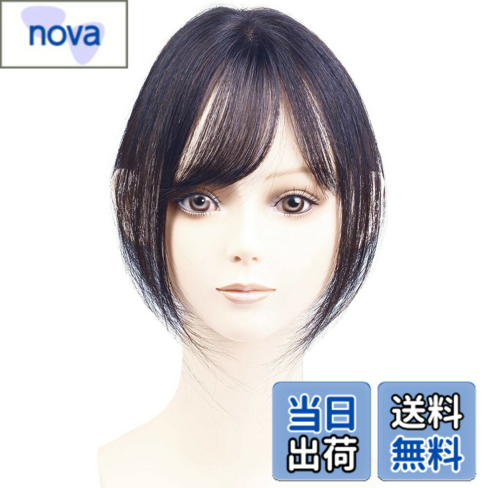 Rakuten - 【送料無料】YOYO 部分ウィッグ 人毛100％ レディース 薄毛対策 通気性 縦長型 トップカバー 分け目専用 リアル人工頭皮 女性用 白髪隠し 軽量 ヘアピース 装着簡単 ネットサイズ4x13cm 色：自然色、サイズ：25cm