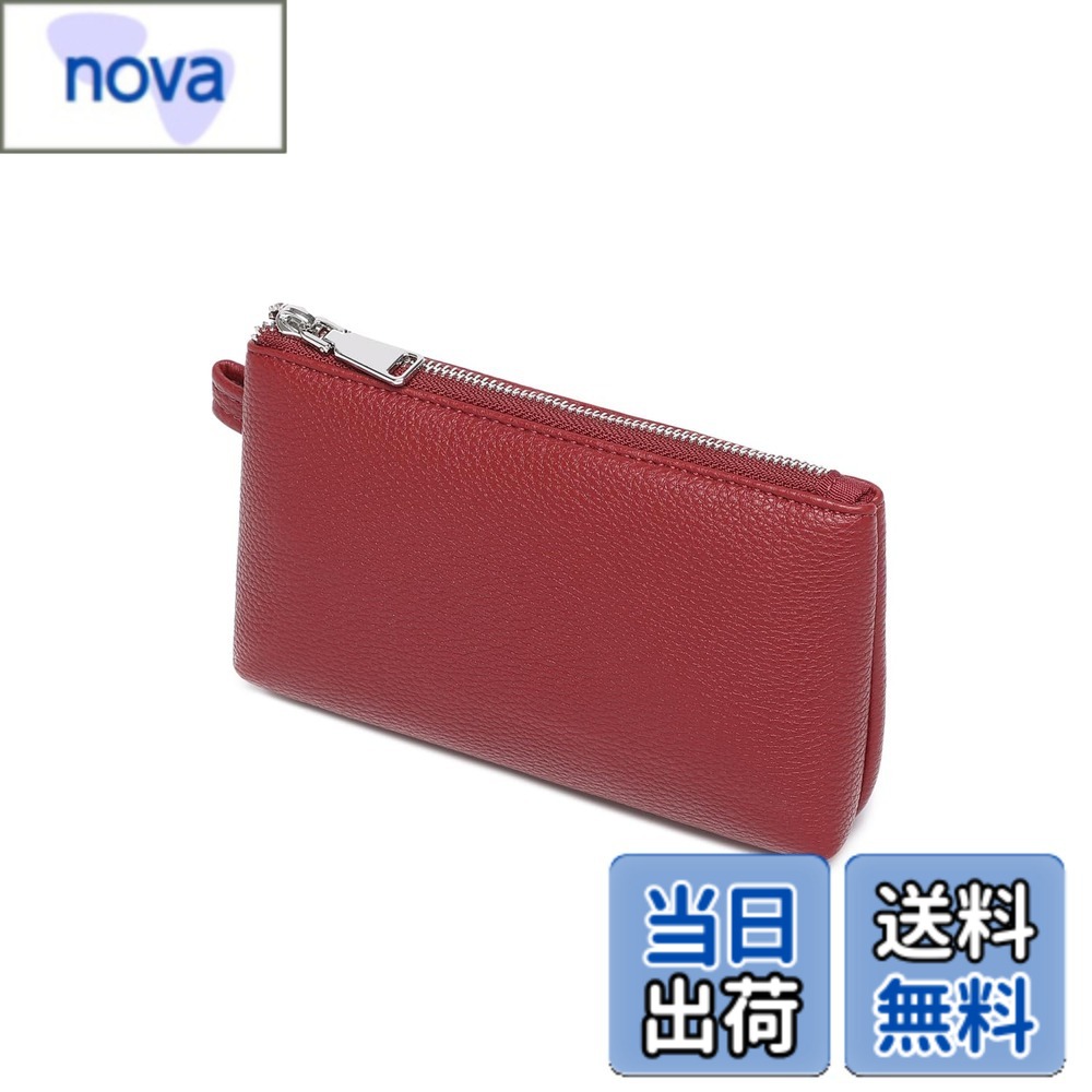 乐天商城 - 【送料無料】YONBEN PUレザー メイク シンプルで便利なハンドバッグ スモール 絶妙な収納バッグ 色：アンコールレッド/PU