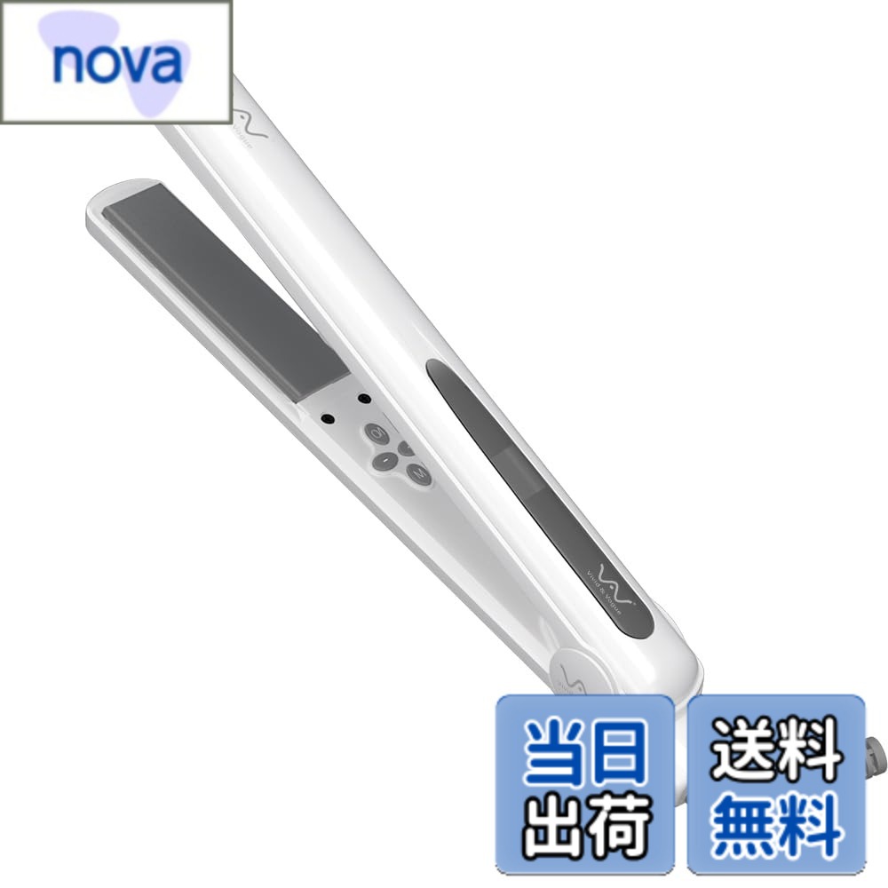 樂天商城 - 【送料無料】VAV ヘアアイロン ストレートプロ仕様 140~230度調温可 カール&ストレート両用アイロン セラミック メンズ用可海外兼用 色：ホワイト