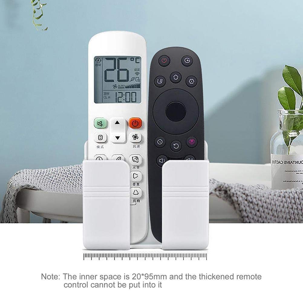 【送料無料】Sanwer ウォール充電ホルダー 壁掛けホルダー スマホケース 粘着テープ式 6.5インチまで対応 耐荷重1Kg 壁掛け 滑り止め ベッドサイド キッチン バス オフィスなど適用 2個セット 色：ホワイト、サイズ：2PCS nova2021-10234867 nova サンプル画像3