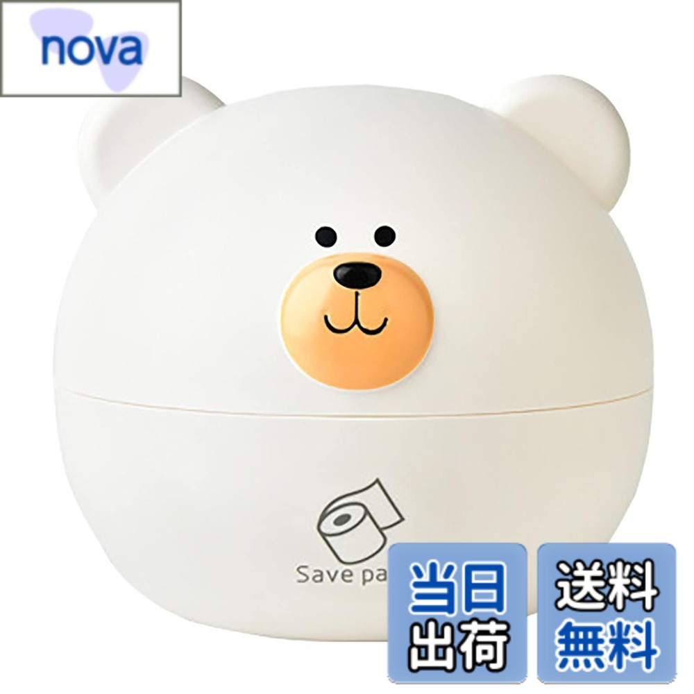 樂天商城 - 【送料無料】ティッシュケース クマの形 かわいい ティッシュホルダー ペーパーポット トイレットペーパーホルダー ケース ティッシュ 対応 車用 Paper Pot 色：ホワイト