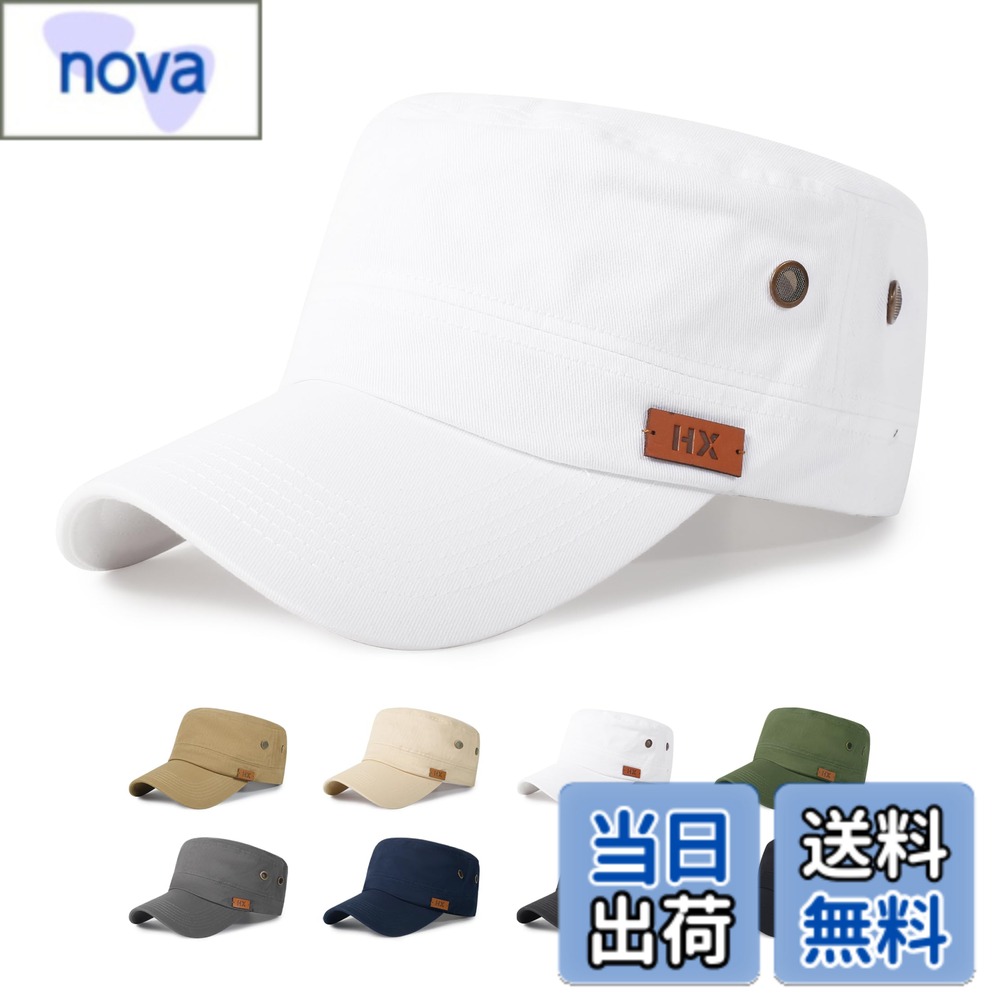 樂天商城 - 【送料無料】[Geyanuo] キャップ メンズ 大きいサイズ 帽子 通気性 UVカット コットン ワークキャップ アウトドア 釣り ゴルフ スポーツ観戦 色：ホワイト、サイズ：65.0 cm