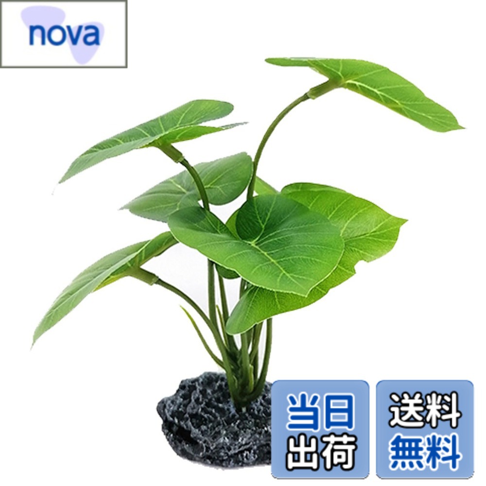 【送料無料】人工水草小型植物 1 セット 15cm 水槽アクアリウムレイアウトオーナメント 金魚熱帯魚隠れ家 爬虫類ケージ水景デコレーション 色：グリーン、サイズ：free