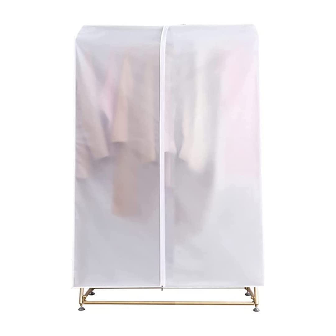 樂天商城 - 【送料無料】MaT store ハンガーラックカバー 洋服カバー 衣類カバー 保護 防虫 半透明 幅90cm 色：半透明、サイズ：90cm
