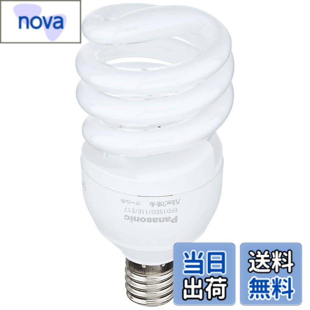 乐天商城 - 【送料無料】パナソニック 電球形蛍光灯 パルックボール 電球 60形 色：クール色、サイズ：2個