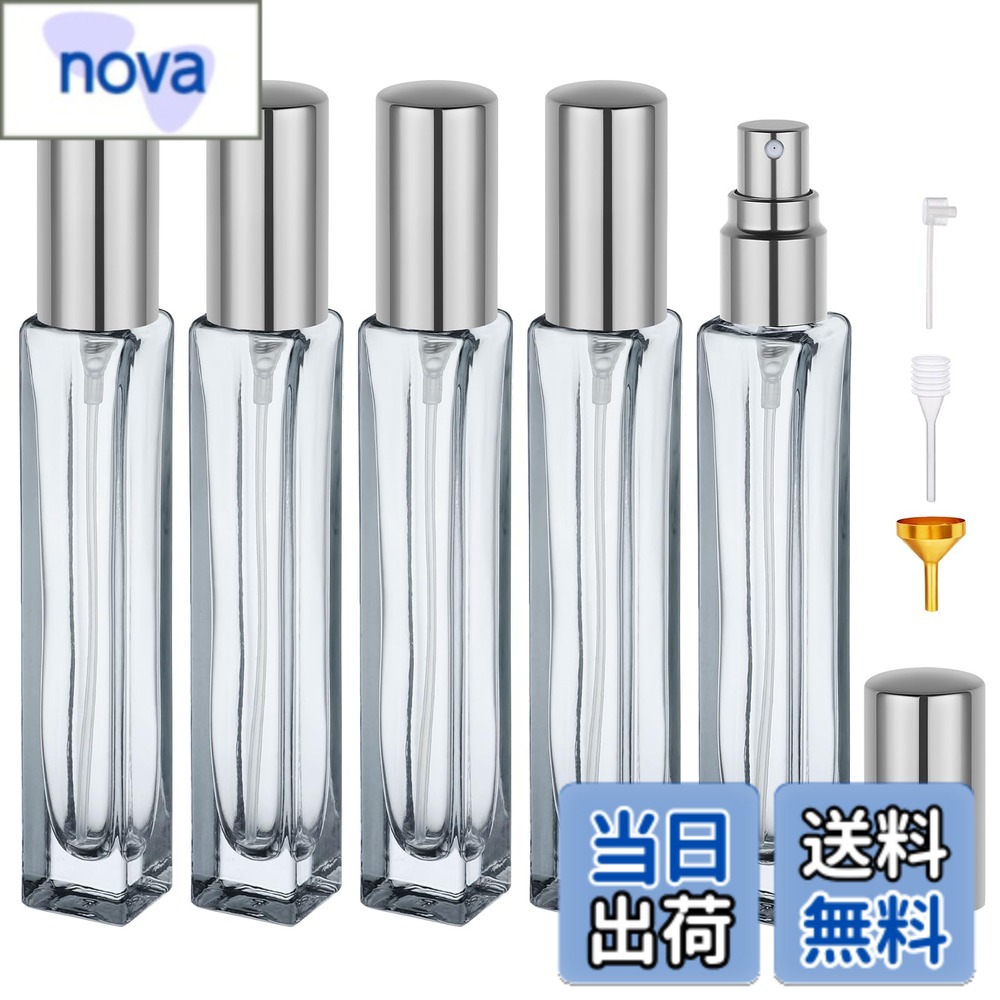 商品情報 商品の説明 【製品仕様】 容量：10ml。 カラー：グレー。 サイズ：1.7cm*12cm。 5本セット。 付属品：プッシュノズル*1点+スポイト*1点+漏斗*1点。 【実用性を兼ねた美観】 四角形ボディが転倒防止と隙間収納を実現し、磨かれたマット質感が洗練された美学を提供。機能と高級感の完璧な融合です。 【精密スプレーノズル】 化学的に安定した高品質ガラス製で、香水のオリジナルノートを新鮮に保持。微細ミスト噴射システムが肌や衣類に均一に香りを定着させ、本来の香りを再現します。 【旅行に最適なコンパクトサイズ】 機内持ち込み可能なミニサイズで、ポケットや小銭入れにも収納可能です。 【多用途使用可能】 香水以外にも化粧水、アルコールなどの詰め替えに活用可能。 透け感のあるボトルで中身の量を一目でわかります。 主な仕様 【製品仕様】容量：10ml。カラー：グレー。サイズ：1.7cm*12cm。5本セット。付属品：プッシュノズル*1点+スポイト*1点+漏斗*1点。【実用性を兼ねた美観】四角形ボディが転倒防止と隙間収納を実現し、磨かれたマット質感が洗練された美学を提供。機能と高級感の完璧な融合です。【香りロスゼロ設計】化学的に安定した高品質ガラス製で、香水のオリジナルノートを新鮮に保持。微細ミスト噴射システムが肌や衣類に均一に香りを定着させ、本来の香りを再現します。【旅行に最適なコンパクトサイズ】 機内持ち込み可能なミニサイズで、ポケットや小銭入れにも収納可能です。【多用途使用可能】 香水以外にも化粧水、アルコールなどの詰め替えに活用可能。 透け感のあるボトルで中身の量を一目でわかります。 # 【送料無料】Segbeauty アトマイザー 10ml 5個入り 細長型 ガラス製 プッシュ式 詰め替えボトル 漏れない 携帯用 旅行 おしゃれ コンパクト パフューム かわいい 香水や化粧水を持ち歩くために、便利でスタイリッシュな容器をお探しですか？旅先で香りを楽しむことはもちろん、日常でも手軽に使えるアイテムが必要ですよね。そんなあなたにぴったりの「Segbeauty アトマイザー」は、洗練されたデザインと実用性を兼ね備えています。彼女へのプレゼントとしても、自分へのご褒美としても最適です。容量は10mlとコンパクトながら、5本セットでお得に手に入ります。機内持ち込みができるサイズなので、旅行や出張の際でも安心。香りを逃がさない設計なので、いつでもあなたのお気に入りの香水を新鮮に楽しめます。ぜひ、おしゃれで実用的なこのアトマイザーを手に入れて、快適な香りライフを送りましょう。 ## 実用性とデザインを兼ね備えたフォルム このアトマイザーは、四角形のボディを採用しています。このデザインは、転倒防止と隙間収納を実現し、非常に使い勝手が良いです。特に旅行中は、ボトルが転倒することが心配になりますが、四角い形状なので、その心配も少なくなります。加えて、磨かれたマット質感は高級感を醸し出し、持っているだけで気分が上がります。美しいだけでなく、実用性を兼ね備えたこのアトマイザーは、外出時にとても役立ちます。 また、容量は10mlですが、コンパクトながらもたっぷり入るサイズです。ポケットやカバンの小さな隙間にも収まるので、持ち運びも簡単です。旅行用だけでなく、普段使いとしても活躍するアイテムです。おしゃれで便利な容器は、香りを身に纏いたい女性だけではなく、男性にもおすすめです。 このアトマイザーのデザインはシンプルながら、どんなシーンにもマッチします。オフィスやデート、さらにはパーティーシーンでも気軽に使え、美しさを引き立てます。自分のお気に入りの香りを手軽に持ち運びたい方には、まさに最適な商品です。このデザインの良さと機能性を両立させたアトマイザーは、あなたの生活を格上げすること間違いなしです。 ## 高品質な素材と精密スプレーノズル Segbeauty アトマイザーは、化学的に安定した高品質のガラスを使用しています。このガラス製のボトルは、香水のオリジナルのノートを新鮮に保つことができます。一般的なプラスチック製ボトルは、香りが劣化することがあるため、ガラス製を選ぶことが、香水の良さを長持ちさせる秘訣です。 さらに、精密スプレーノズルが搭載されており、肌や衣類に均一に香りを広げることができます。微細なミスト噴射が可能で、一度のスプレーでしっかりと香りを定着させることができます。香水の使用感を大切にする方にとって、このノズルの質は非常に重要です。 使用方法も非常に簡単で、スプレーノズルを押すだけでミストが出てきます。この手軽さは忙しい朝や外出前に大変便利です。小さなボトルでも力強い香りを楽しめる、このアトマイザーを使えば、自分のスタイルを簡単に表現できます。また、注意点としては、強い衝撃を与えないように取り扱うことが大切です。高品質なガラス製品だけに、丁寧に扱うことで、長期間使用できます。 ## 多用途に活躍する詰め替えボトル このアトマイザーは、香水だけでなく、化粧水やアルコールなど様々な液体の詰め替えにも活用できます。例えば、普段使っている化粧水をこのボトルに入れ替えることで、外出時や旅行先でもお肌のケアが手軽に行えます。特に旅行の際には、化粧品の持ち運びが大変になりますが、これを使うことでコンパクトにまとめられるので、荷物を軽くできます。 ボトルは透け感があるため、中身の量が一目でわかります。これにより、いつ液体がなくなるのかを把握できるため、急なお出かけの際でも安心です。この機能は特に、外出先での利用において大変便利と言えるでしょう。 また、詰め替え用のスポイトと漏斗が付属しているため、液体を入れる際も簡単で手が汚れません。初めて使う方でも、手軽に詰め替えができます。手順は、ボトルの口を漏斗に合わせて、スポイトを使って液体を注ぐだけです。これにより、液体のこぼれを防ぎ、お手入れも簡単です。さまざまなシーンで活躍するこのアトマイザーは、あなたの生活を一層便利にしてくれるアイテムです。ぜひ、この機会に手に入れて、様々な用途に試してみてください。 ## 使い方のポイントと注意点 「Segbeauty アトマイザー」を使う際のポイントとして、まずは液体を詰め替える際に、内容物が適したものかを確認してください。アトマイザーには香水や化粧水などが適していますが、オイル系の液体などは不向きです。液体が漏れないように設計されていますが、詰め替え時には注意が必要です。 また、液体を入れる際は、付属のスポイトや漏斗を使用することをおすすめします。これにより、こぼれを防ぎつつ、スムーズに作業が行えます。詰め替えが完了したら、しっかりとキャップを閉めて保管してください。 搭載されているスプレーノズルを使用する場合、無理に強く押すことなく、優しく押すことで、最大限の香りを楽しむことができます。誤って強く押すと、ミストが大きくなりすぎてしまうことがあるため、美しさを保つためには注意が必要です。適切な使用法を守ることで、長く愛用することができます。 このアトマイザーは、持ち運びに優れたデザインと使いやすい機能性を兼ね備えています。おしゃれで、あなたの生活に欠かせないアイテムとなることでしょう。旅や日常のシーンで、一番の相棒として活躍してくれるはずです。 ## まとめ - Segbeauty アトマイザーは、10mlの容量を持つコンパクトなデザインです。 - 四角形ボディにより、転倒防止と収納性が向上しています。 - 高品質なガラス製で、香水の鮮度を保持します。 - 化粧水やアルコールなど多用途に利用可能です。 - スポイトと漏斗が付属しており、詰め替えが簡単です。 - シンプルで洗練されたデザインは、男女問わず利用できます。 - スプレーノズルによる精密な噴射が特徴です。 - 旅行に最適なサイズで、持ち運びも非常に便利です。
