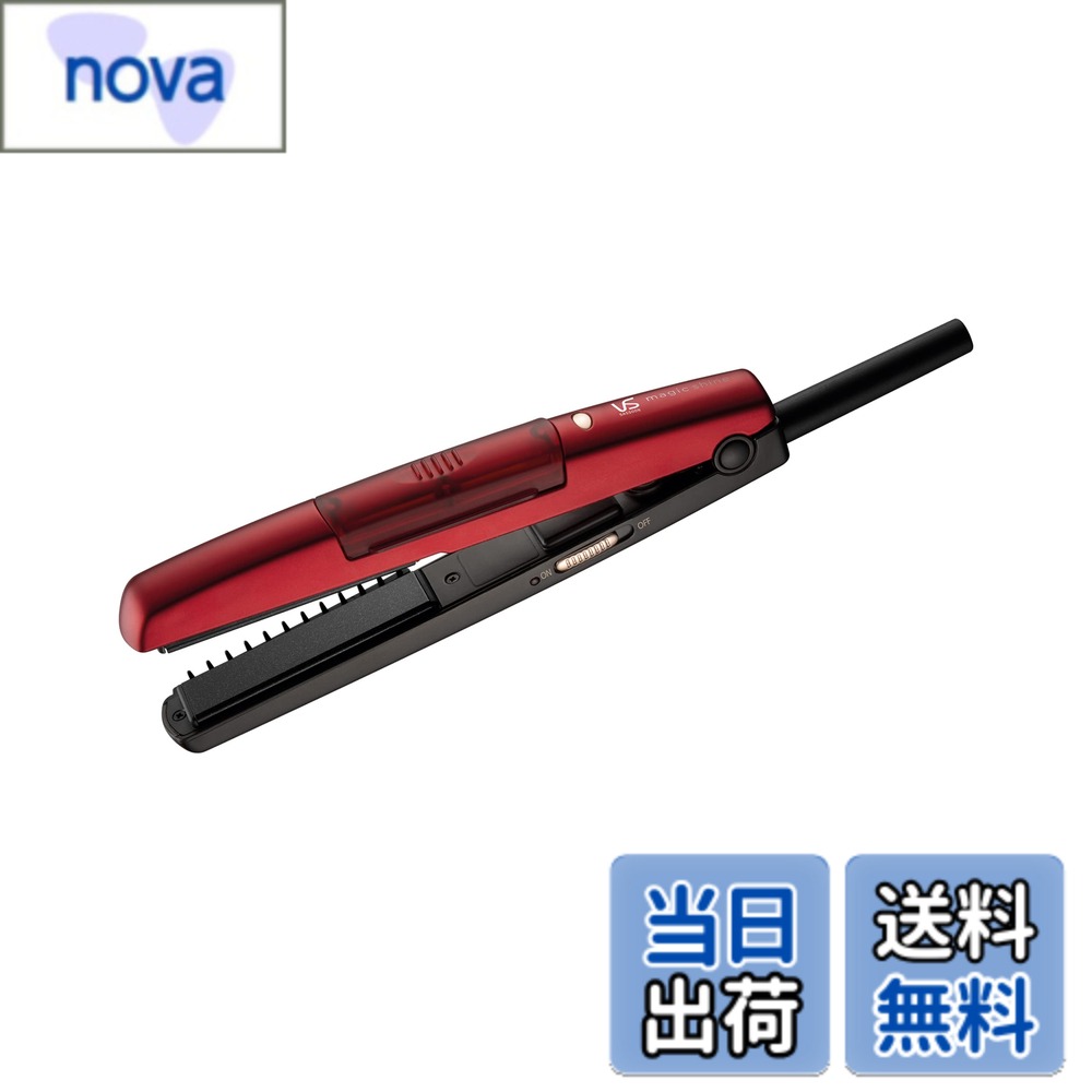 商品情報商品の説明●スチームと高温設定で髪はよりきれいなストレートに。●収納や持ち運びに便利なミニサイズ。小さくても本格仕様。●髪に熱をやさしく素早く伝えるクリスタルブラックコーティング。●プレート横のスムースコームにより、髪をとかしながらヘアセット。●細やかアレンジも可能なプレートサイズ18x73mm。●収納、持ち運びに便利なポータブルポーチ付き。アイロン使用時には耐熱マットとしても使えます。【仕様】・プレート:クリスタルブラックコーティング ・電源:AC100V 50/60Hz ・消費電力:42W ・プレート最高温度:約215度 ・プレートサイズ:幅18x長さ73mm ・コードの長さ:約1.7m ・スチーム:○ ・タンク容量:約3.5cc ・付属品:ポーチ、スポイト、スムースコーム、取扱説明書(書付)主な仕様 サイズ:幅33x奥行4x高さ9.2cmbr本体重量:470gbrスチーム機能:スチームと高温設定で髪はよりきれいなストレートに。クリスタルブラックコーティング:髪に熱をやさしく素早く伝える、セラミック配合のコーティングをプレートに採用。スムースコーム:くし通りの良い粗目コーム。髪をとかしながらスムーズにヘアセット。