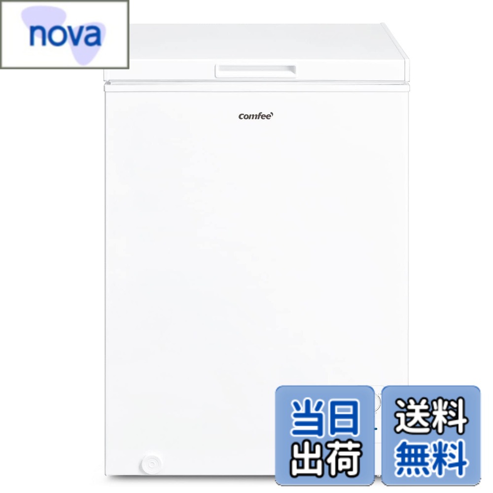 商品情報 商品の説明 主な仕様 【上開きタイプ】冷気は下へ逃げるため、上開き式は扉を開けても庫内の温度が上がりにくく効率よく冷やします。【大容量冷凍ストック】99Lの庫内サイズで、大きなブロック肉も余裕で入り、たっぷり保存して毎日の家事がとっても楽になります。また、最上段上部には浅型の「ケーストレイ」付きで、製氷皿や小物の収納に便利。【省エネ】年間消費電力量約188kWh/年、環境にも家計にもやさしい。【温度調節】食品の量に合わせて6段階の温度調節が可能です。食品が多い時はしっかり冷却、食品が少ないときは温度を下げて、省エネ運転にすることが可能です。【仕様】外形寸法:幅545×奥行495×高さ850mm、本体重量:22KG。付属品:バスケット×1、霜取り用ヘラ×1、排水継ぎ手×1。 # 【送料無料】コンフィー(COMFEE') 冷凍庫 色：ホワイト、サイズ：99L 食品の保存に困っていませんか？特に、冷凍庫の容量不足や冷却性能に悩まされている方は多いはず。このコンフィー冷凍庫は、99Lの大容量が魅力です。大きな肉の塊や冷凍食品をたっぷり収納できることから、家事の手間が大幅に減るでしょう。また、上開きタイプで冷気の逃げにくさも考慮されています。これにより、効率的に食材を冷やすことが可能です。更に、年間消費電力量が約188kWhと省エネ設計になっており、環境にも家計にも優しいです。この冷凍庫で、毎日の生活をより便利に快適にしませんか？ ## 大容量99Lで家事が楽になる！ このコンフィー冷凍庫の最大の特徴は、その99Lという大きな容量です。主婦や一人暮らしの方、家族を持つ方など、さまざまなニーズに応えてくれる商品です。例えば、まとめて買った肉や魚を冷凍保存することができます。また、冷凍食品をストックする際も、幅広いサイズの食品を収納できるため、スペースに困ることはありません。冷凍庫の上部には浅型の「ケーストレイ」が付属しており、製氷皿や小物を効率良く収納できます。これにより、食材が無駄なく整理整頓でき、調理の際に必要なものをすぐに見つけやすくなります。 さらに、冷凍庫を使うことで、買い物の回数を減らすことができ、特に忙しい毎日を過ごす方には大きな助けとなります。頻繁にスーパーに行く手間が省け、時間を有効に使うことが可能です。また、大容量であるがゆえに、まとめ買いをすることで割引を受けることもでき、経済的にも嬉しい効果があります。これまでの冷凍庫に対する不満を一新する、使いやすさと利便性を実感できる商品です。 ## 省エネ設計で環境にもお財布にも優しい 年間消費電力量が約188kWhという省エネ設計は、この冷凍庫の大きな利点です。家計の負担が少なくなるだけでなく、環境への配慮もされている点が非常に良いです。多くの方がエコを意識している今、省エネ家電は選ばれる重要な基準になっています。この商品は、その期待にも応えてくれることでしょう。 使い方に応じて、6段階の温度調節が可能です。食品の量が多いときはしっかり冷却し、少ないときは省エネで運転させることができるのです。これにより、無駄な電力消費を防ぎ、経済的な運用が可能になります。また、温度の調整を自分で行える利便性も大きな魅力です。食材や保存する食品の特性に応じて最適な温度で保存できるので、食材の鮮度を長持ちさせることができるでしょう。 さらに、この冷凍庫は外形寸法もコンパクトで、幅545mm、奥行495mm、高さ850mmと、比較的小さなスペースに設置可能です。部屋のレイアウトを考慮しつつ、使いやすさを兼ね備えた商品だからこそ、多くの方に選ばれているのも納得です。 ## 上開きタイプの利便性 このコンフィー冷凍庫は上開きタイプです。上開きの利点は、開けても冷気が逃げにくい特性があります。冷凍庫を開いた瞬間に冷気が出てしまう通常の冷凍庫に比べ、上開き式は効率的に冷却を行うことが可能です。冷気が逃げず、庫内の温度が維持されるため、食材や冷凍食品を最適な状態で保持することができます。 また、上に開く設計は視認性が高く、庫内の食材を一目で確認できます。これにより、何を買っておいたのか、何が必要なのかを把握しやすいです。特に、冷凍庫に長期間保存する食材が多い家庭では、この視認性が非常に役立つでしょう。 冷凍庫を利用することで、食材を長期間保存できるだけでなく、急な来客時には冷凍食品をさっと取り出して調理することが可能です。家事や料理の時間を短縮することで、忙しい毎日でもストレスを軽減できます。さらに、収納上手になることで、家族全員が快適に過ごせる居住空間が作れます。 ## まとめ - 【送料無料】コンフィー冷凍庫は99Lの大容量で、家事が楽になる。 - 上開きタイプで冷気が逃げにくく、効率的に冷却可能。 - 年間消費電力量約188kWhで省エネ設計。 - 6段階の温度調節が可能、お財布にも優しい。 - 視認性の高い庫内設計で、使いやすさも抜群。 - 忙しい毎日をサポートし、ストレスを軽減する商品。