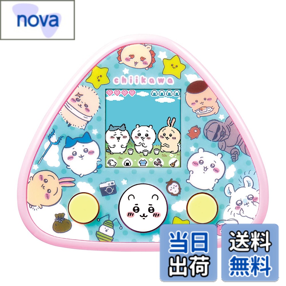 商品情報商品の説明商品紹介 「ちいかわたちのおうち」、「ろうどう」、「おかいもの」、「おでかけ」、「コレクション」、「せってい」の全6メニューです。 子供はもちろん大人も楽しむことができるアイテムです。 ［セット内容］ ・ちいかわといっしょ　むちゃかわピンク本体…1個 （本商品に付属するもの以外すべて別売りです。） ［使用電池］ 単4乾電池x 3本（別売り） 安全警告 該当なし主な仕様 「ちいかわ」のかわいい世界観がぎゅっとつまった携帯液晶ゲームが登場！ちいかわたちをお世話したり、「労働」をして報酬をかせいだり、かせいだ報酬でお買い物をしてアイテムをゲットしたりすることで、ちいかわたちとの「思い出」が集まり、仲良くなることができます。原作登場の食べ物やアイテム、キャラクター、衣装がふんだんに登場！さらに、「思い出」をゲットするとちいかわたちのかわいいショートアニメを見ることができます♪（C）nagano / chiikawa committee