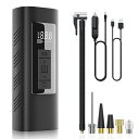 空気入れ 電動エアポンプ オートバイ コードレス 強力 充電式 6000mAh 強力モーター 最大圧力150PSI 車載給電二式 20000r/min 電動エア...