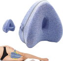 【★最大P10倍】足枕 膝枕 就寝用 股関節痛と坐骨神経痛 膝クッション をらげするスムーズスパイン矯正枕 質の高い睡眠 低反発膝枕 横向き膝枕寝用 補助枕 カバー洗濯可能