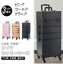 メイクボックス プロ キャリーケース 大容量 メイクキャリーケース プロ用 多機能 化粧ケース メイク収納 ソフトキャリーバッグ 化粧箱 メイク道具キャリーケー...