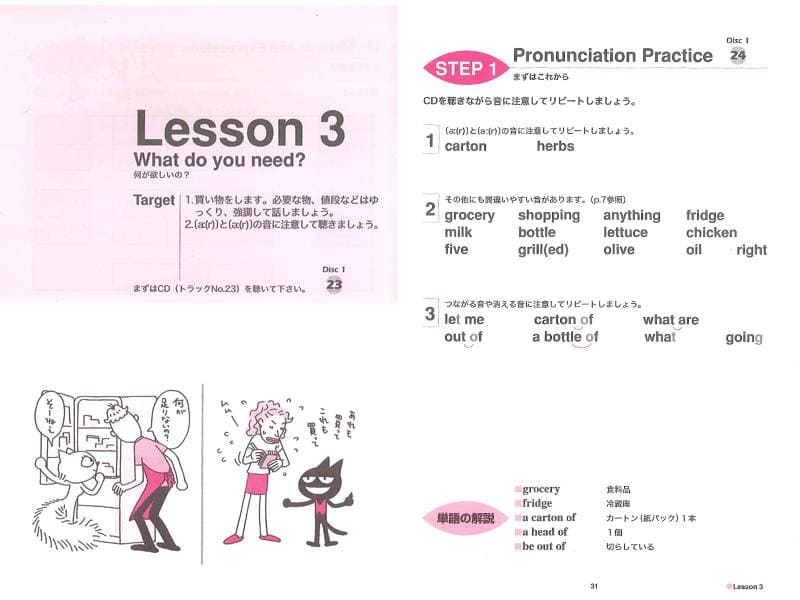 英語教材 英語書籍【訳あり アウトレット】『楽しくやり直せる英会話 vol1』英会話に自信をつけるための、革新的テキスト！今度こそ「活きた英語」を身につける！フレーズ｜パターン｜例文 2