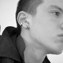 Double Layered Hoop Ear Cuff / イヤーカフ イヤーカフス イヤカフ ゴールド シルバー シンプル レディース メンズ 大人 男性 トレンド ニュアンス プレゼント ギフト novice ノーヴィス